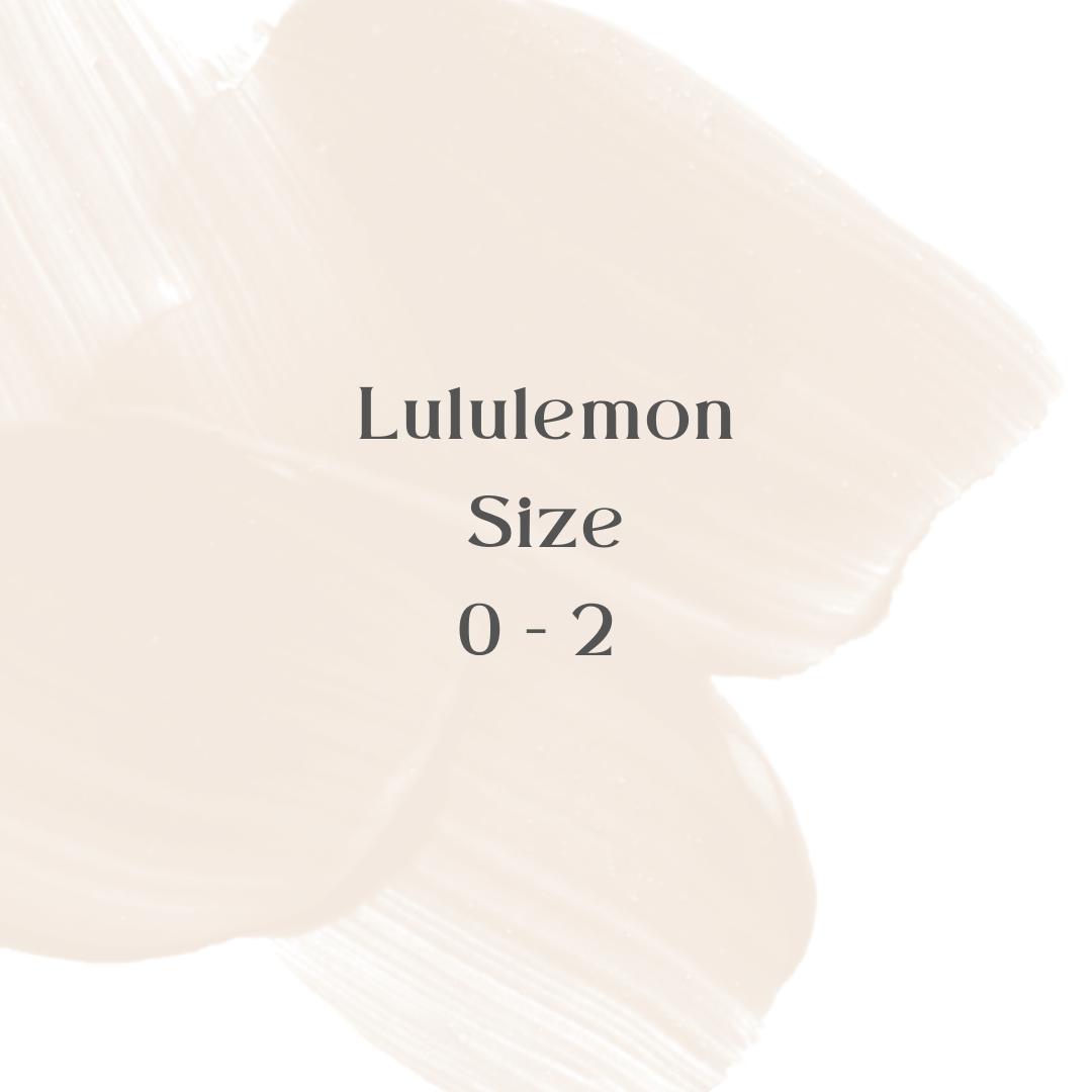 Lululemon Size 0-2