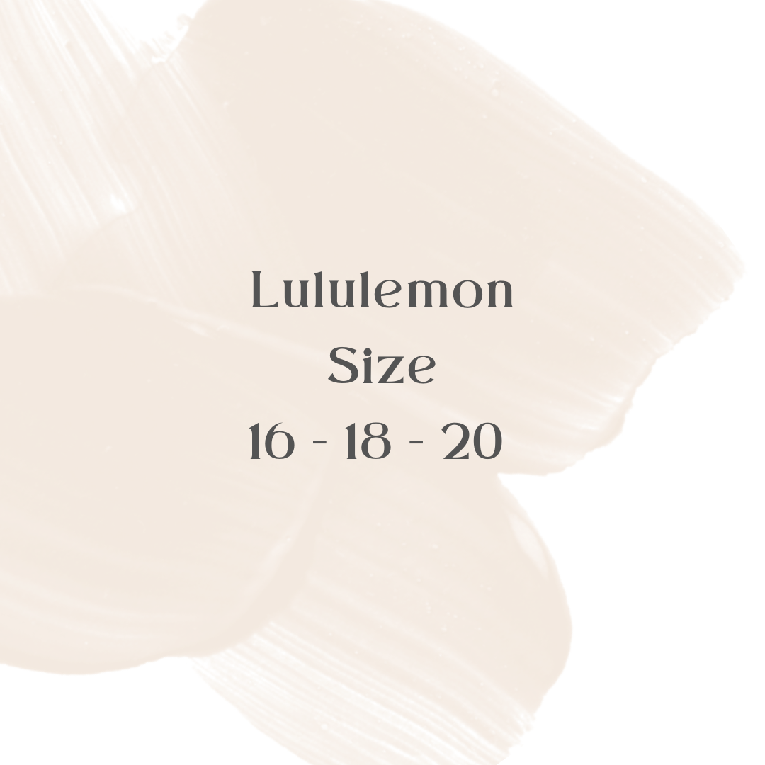 Lululemon Size 16-18-20