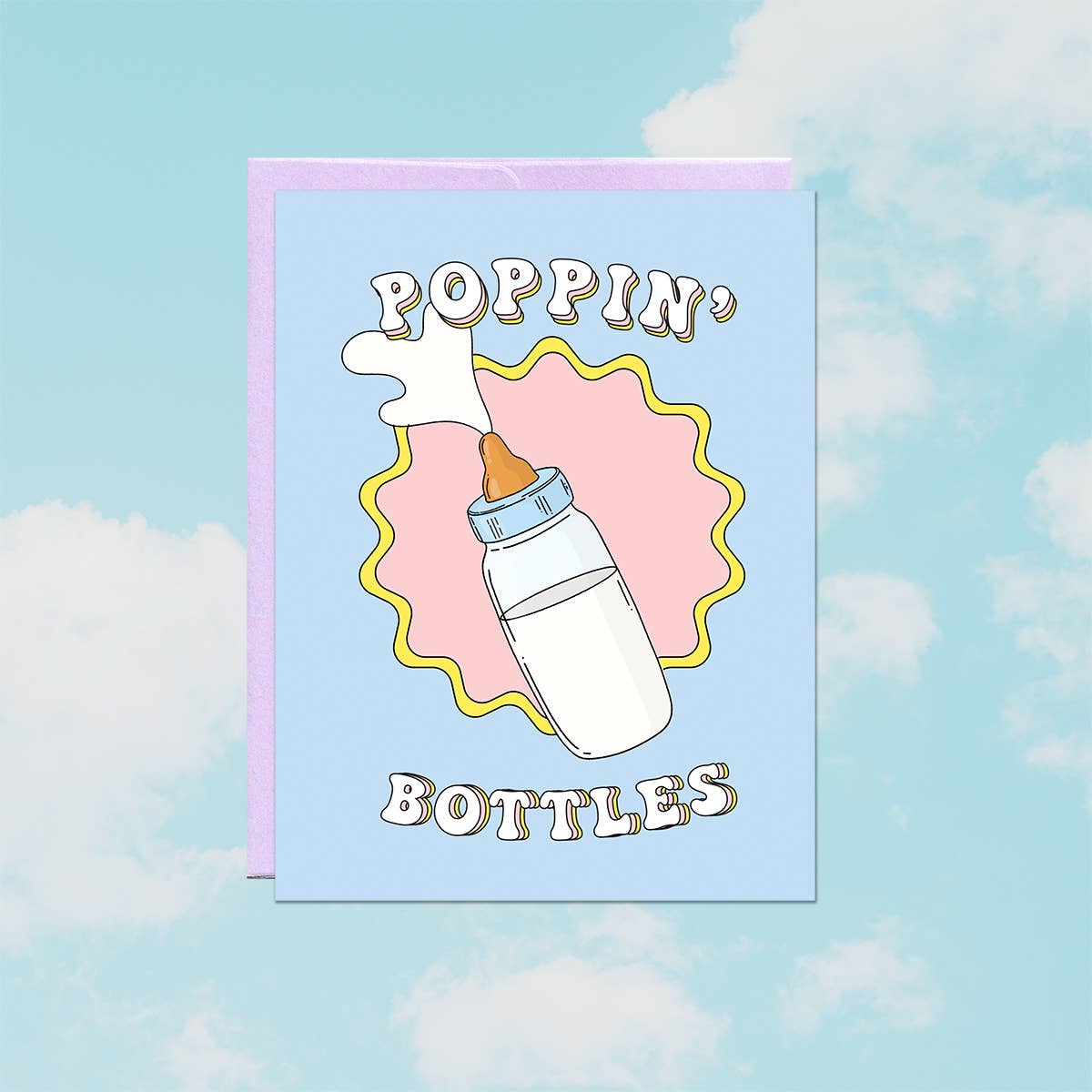 Poppin' Bottles | Baby Card