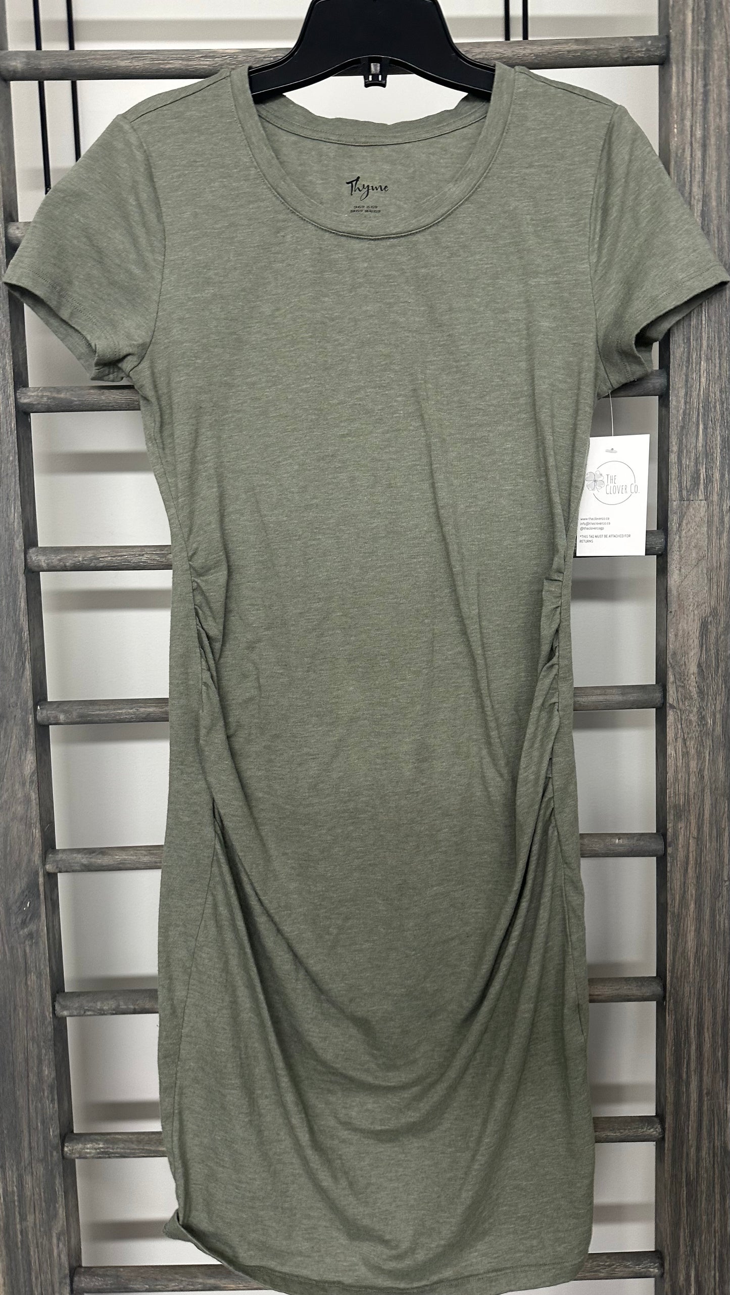 Thyme Maternity T-Shirt dress Sz XS