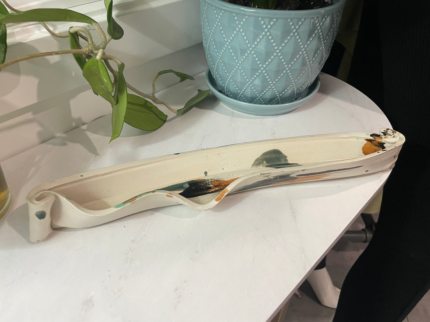 Pottery Olive Dish