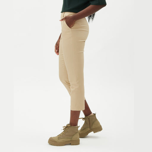 ILTM Lola Waxed Gaucho Pant Stone - Victoria's Attic