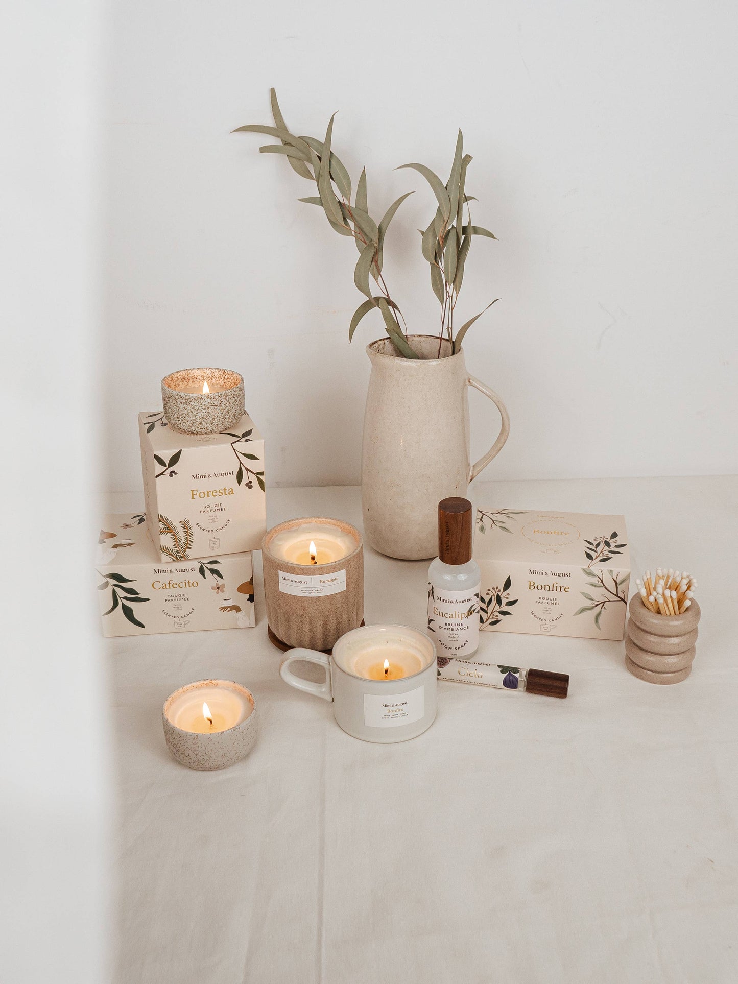 Mimi & August - Cafecito reusable candle- 3 oz