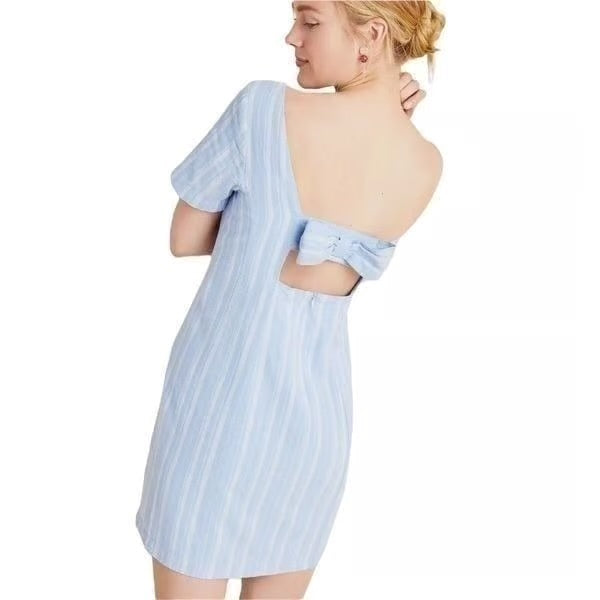 Anthropologie Cape May Linen Dress Sz 6