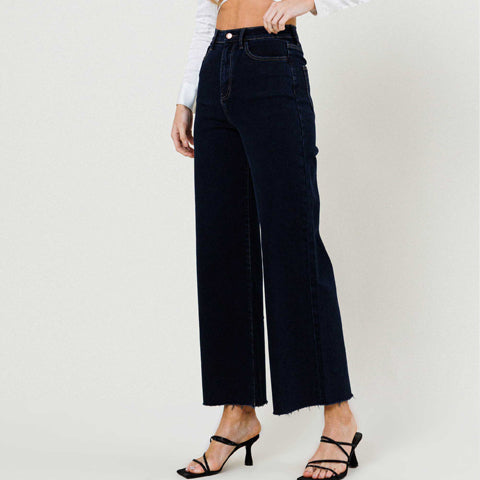 Vibrant MIU She Wide Jeans Indigo - Victoria's Attic