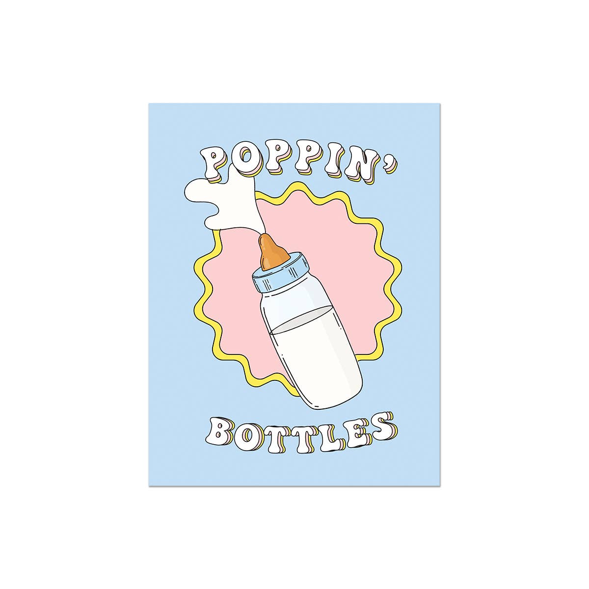 Poppin' Bottles | Baby Card