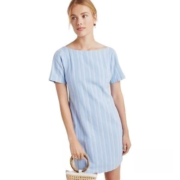 Anthropologie Cape May Linen Dress Sz 6