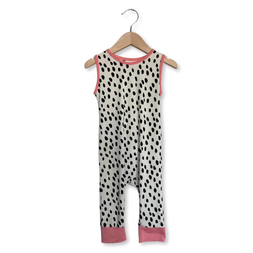 Simple seed Sleeveless Romper 3-6m