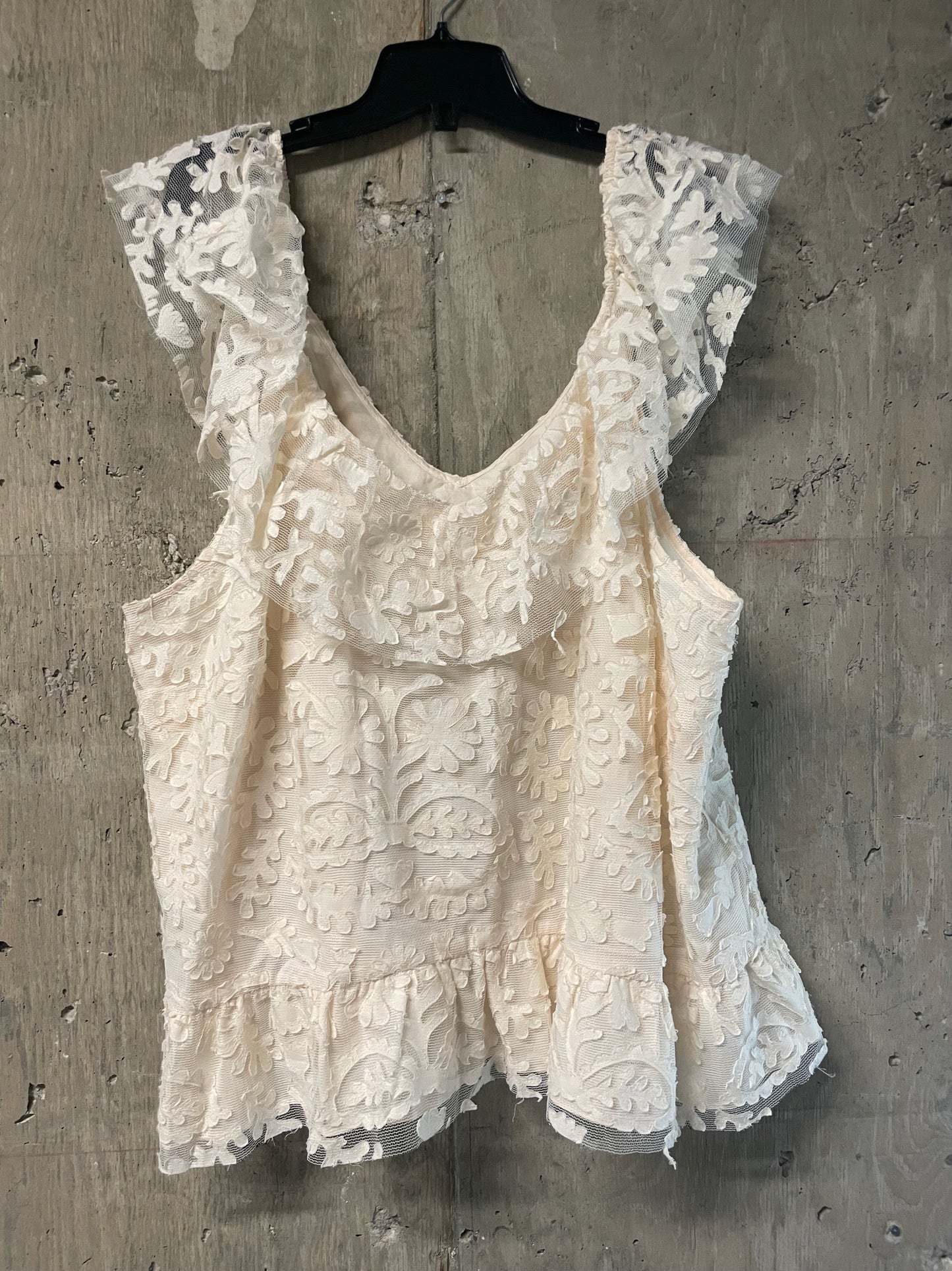 Anthropologie Lace Top Sz 3x