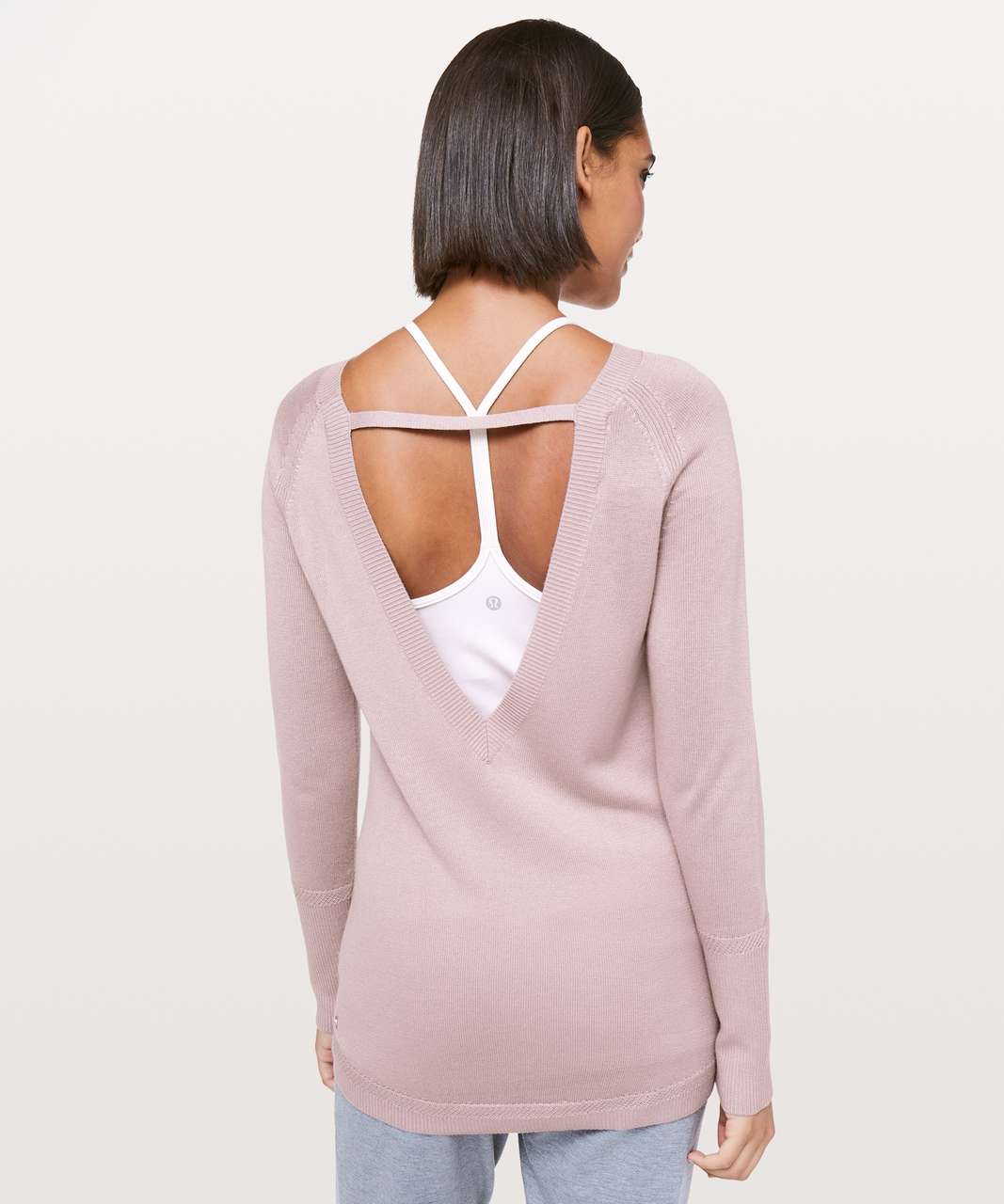 Lululemon Unity Drop Back Sweater Sz 4/6