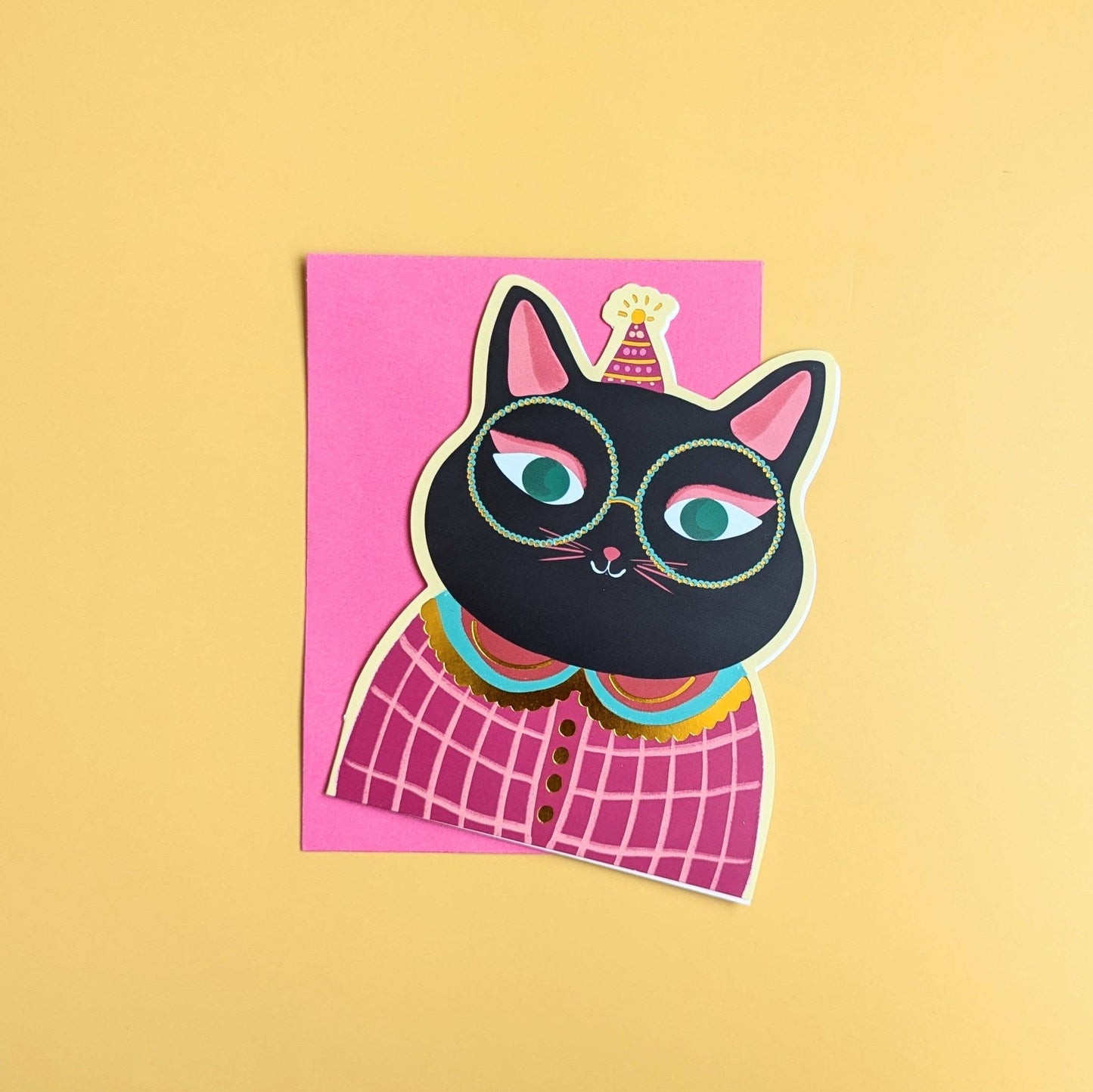 Nabeela Rumi - Birthday cat card