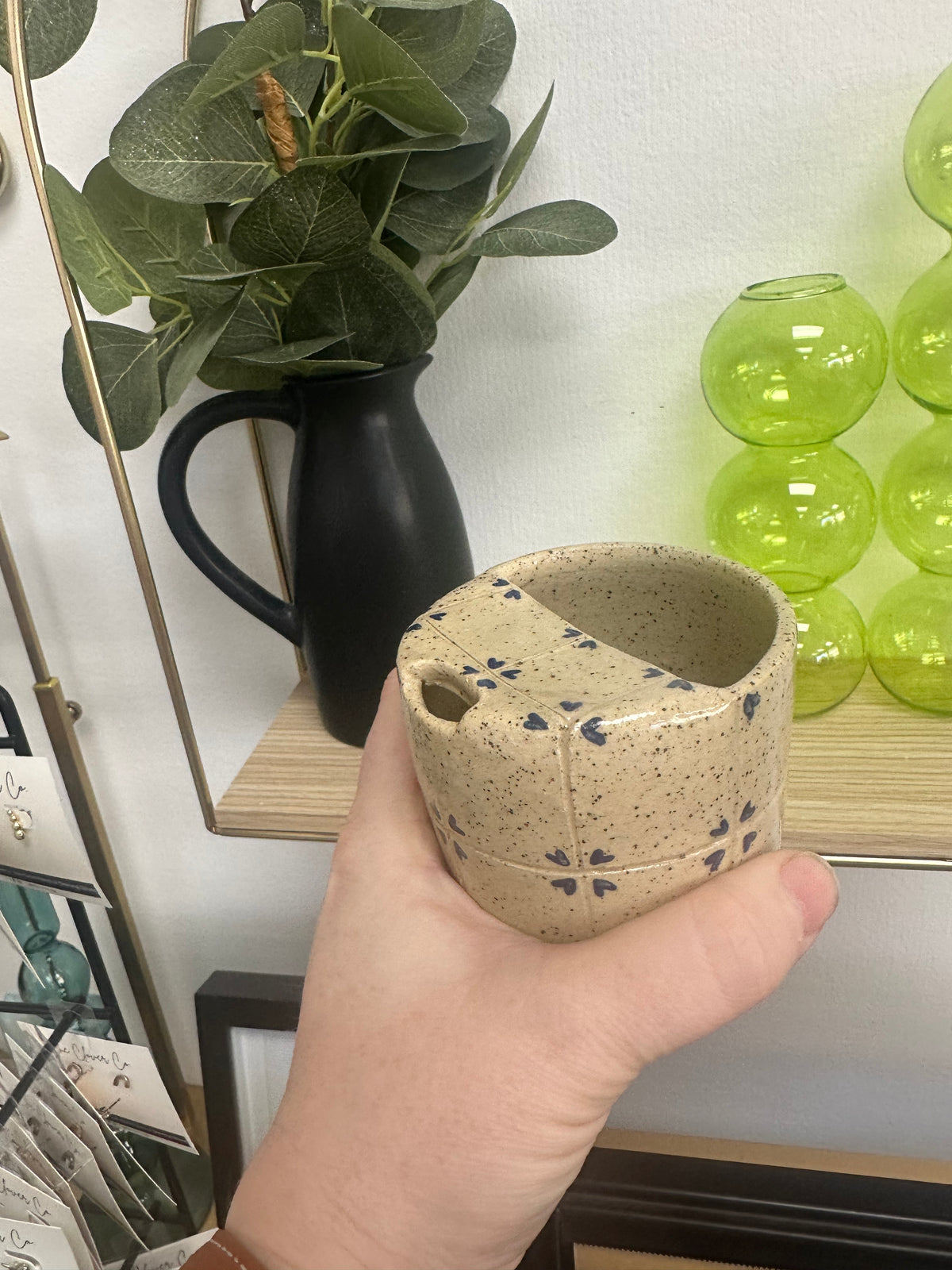 Tulie Pottery Travel Mug - Navy Delft