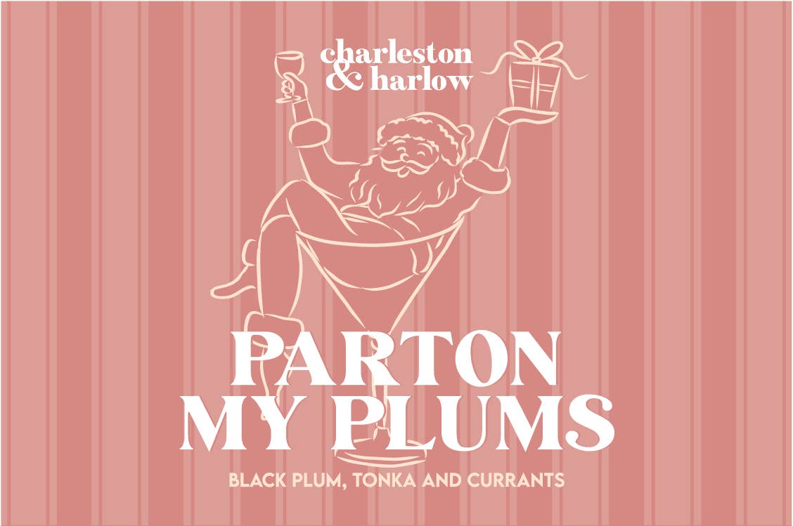 Charleston & Harlow Candle Co. - *HOLIDAY* Parton My Plums Soy Wax Boxed Candle