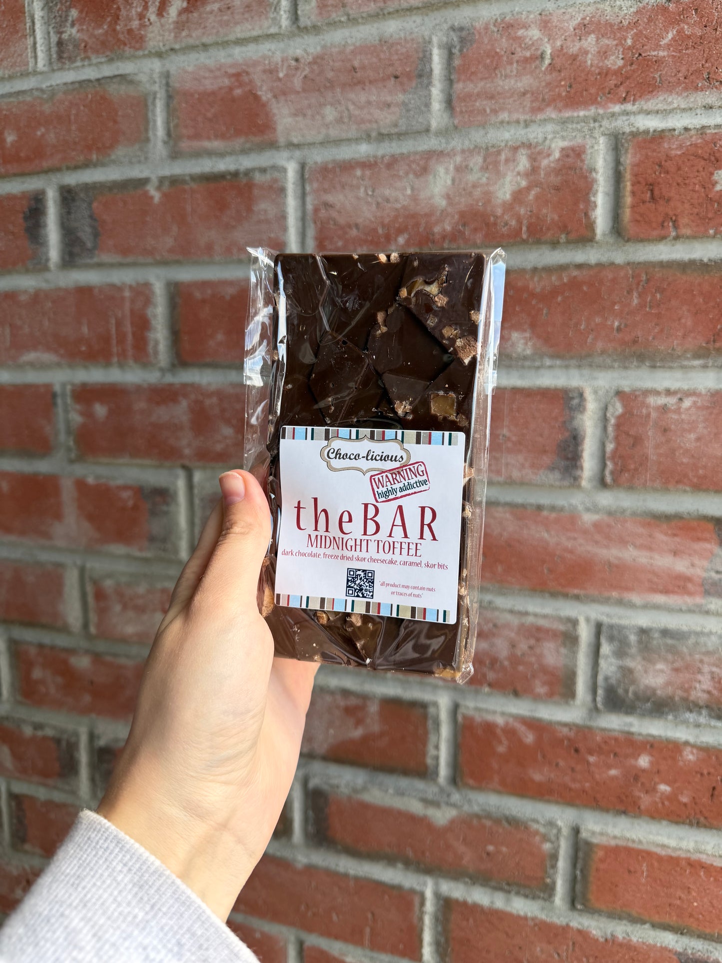 Choco-licious Midnight Toffee Bar