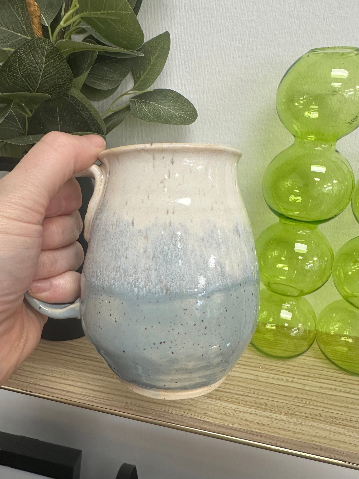 Fawn and Flora Mug - Light Blue