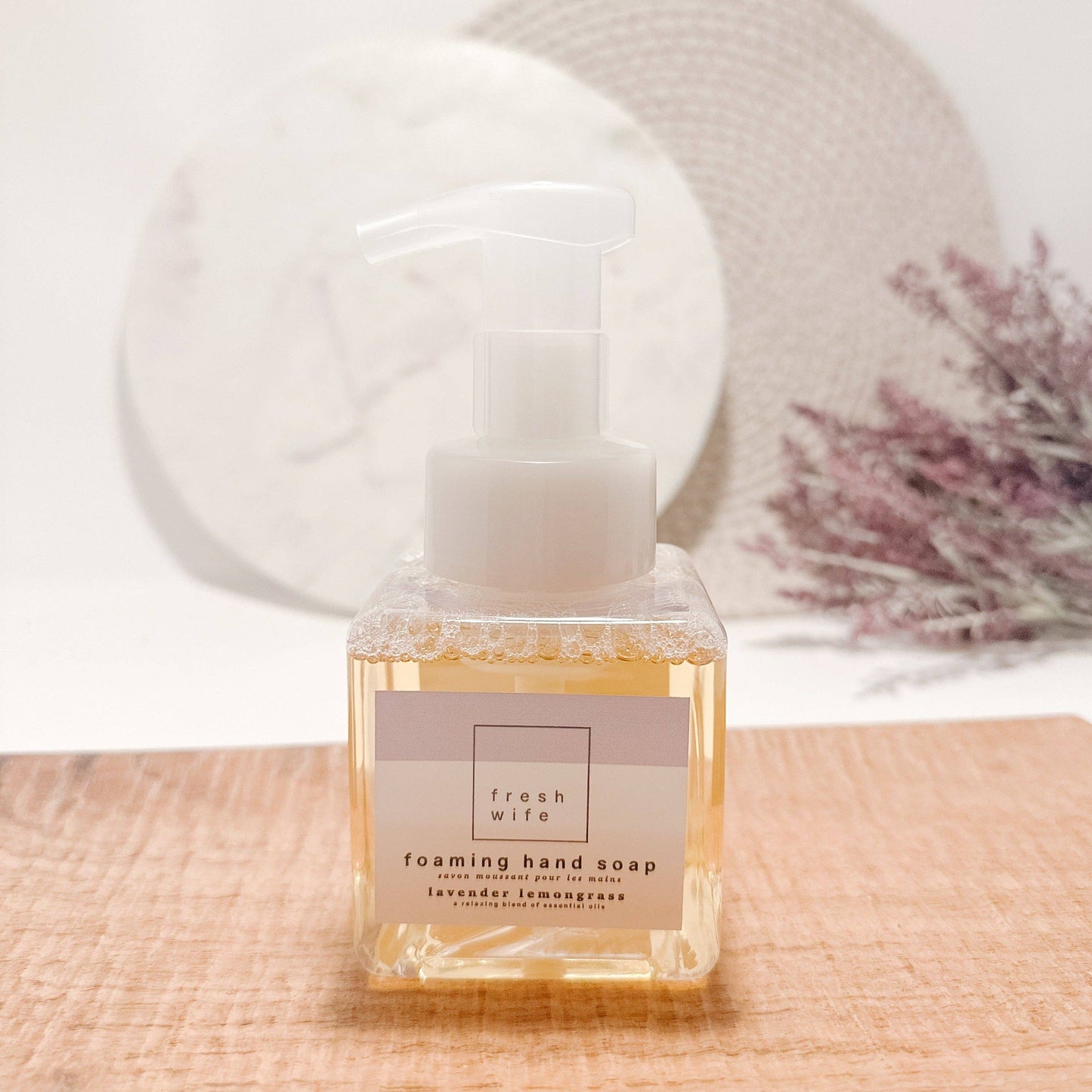 The Fresh Wife Soap Company - Lavender Lemongrass Foaming Soap: 250ml