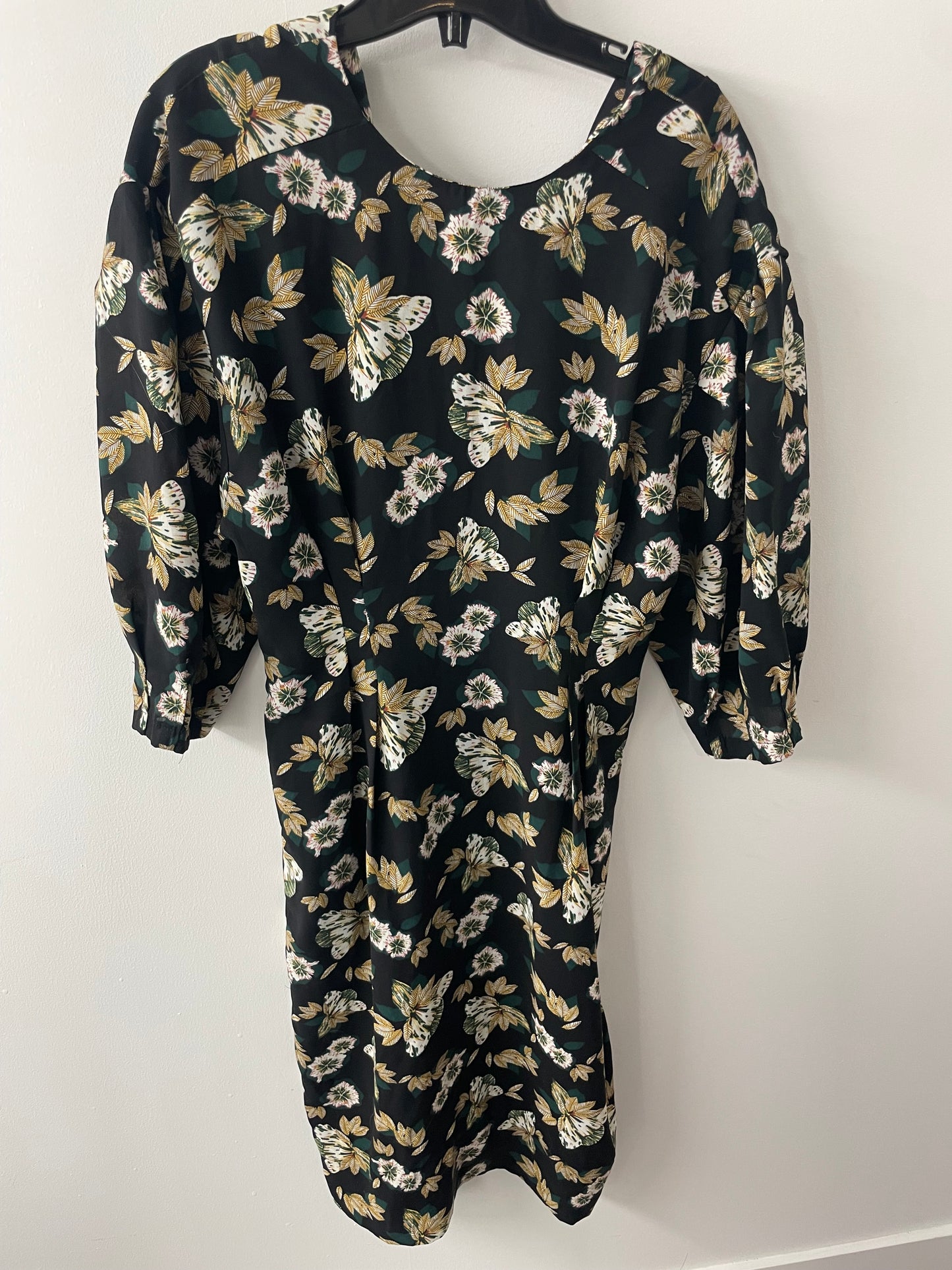 Oak + Fort Butterfly Midi Dress Sz Small