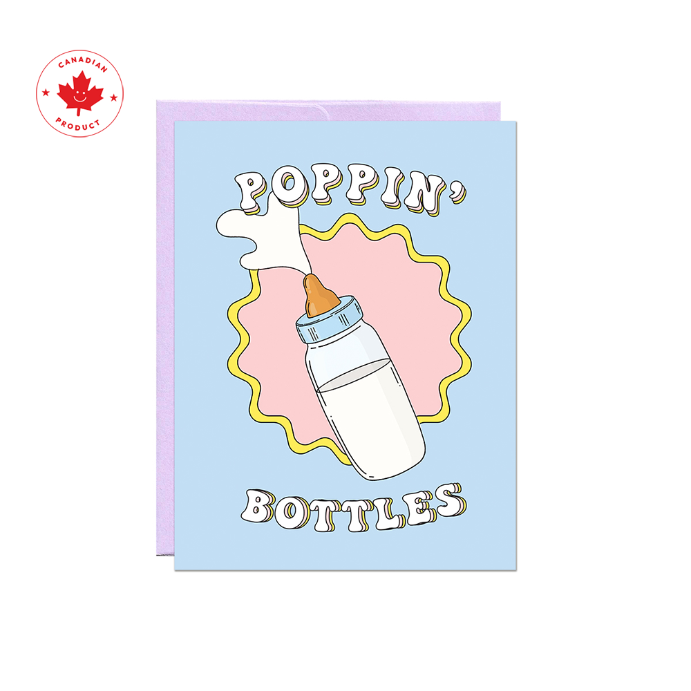 Poppin' Bottles | Baby Card