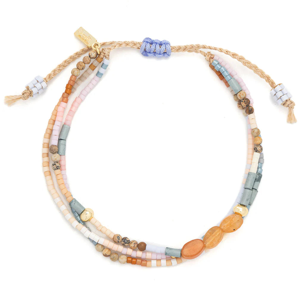 Inspiration Bracelet - Gold + Red Aventurine
