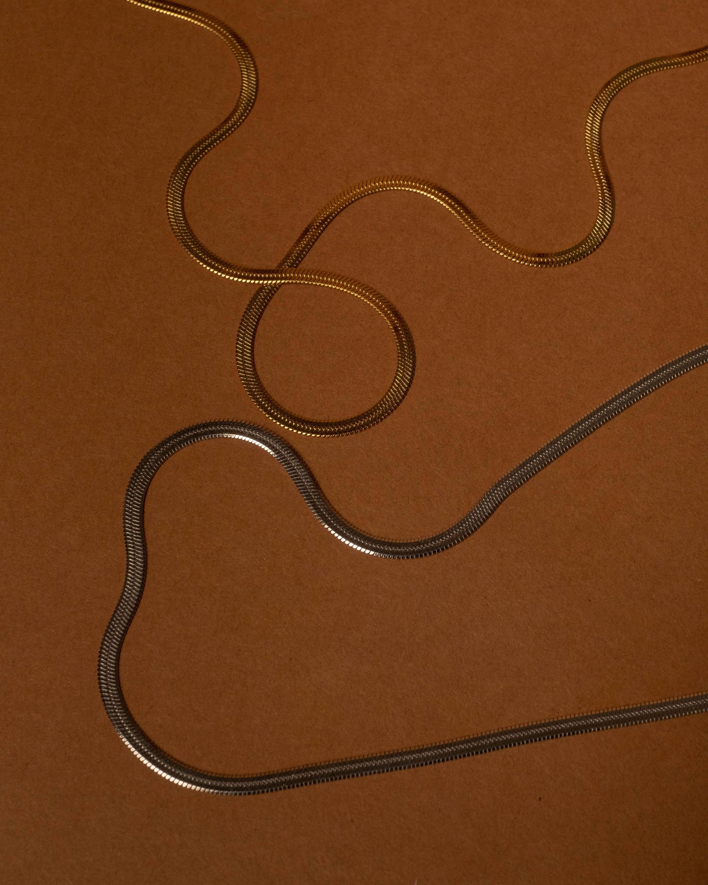 Hunter & Hare - Andrea Silver Snake Chain