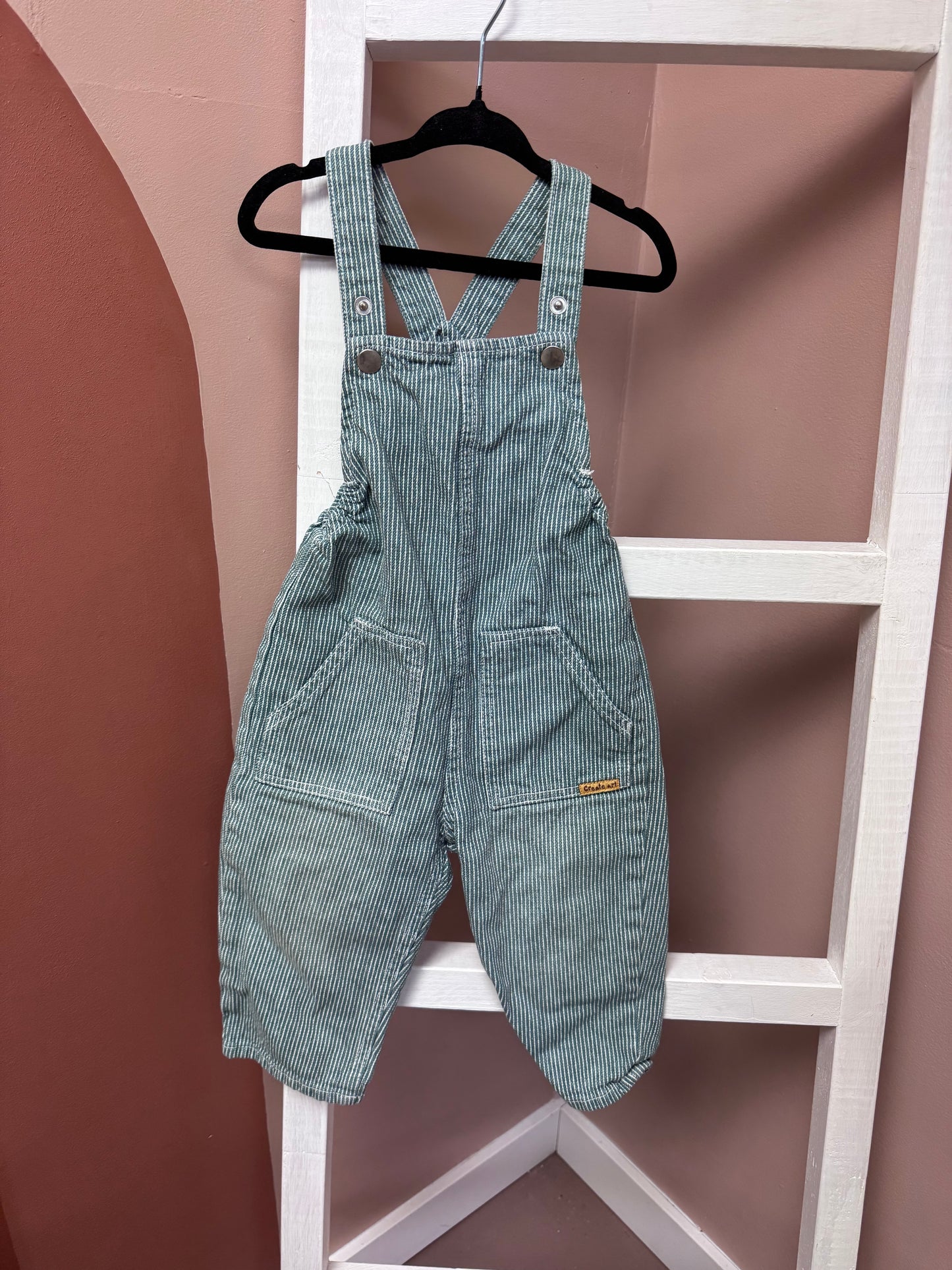Zara Stripped Overalls - Size 12/18 Month