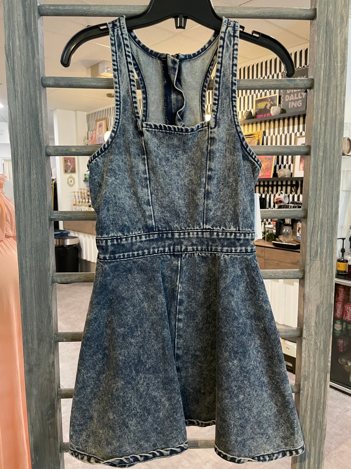 Mink Pink Denim Dress Sz S