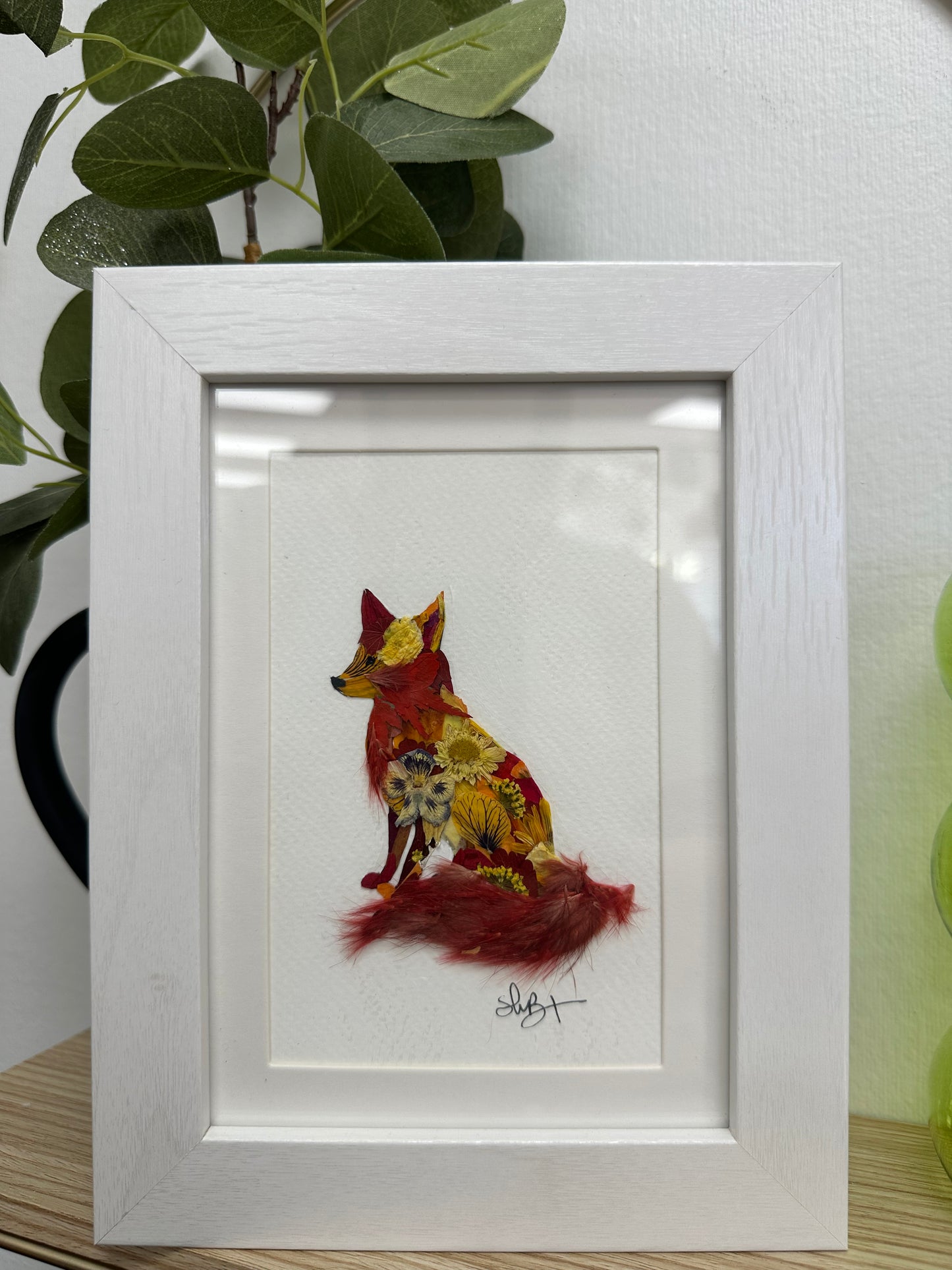 Floral Garden Art 4x6 Red Fox