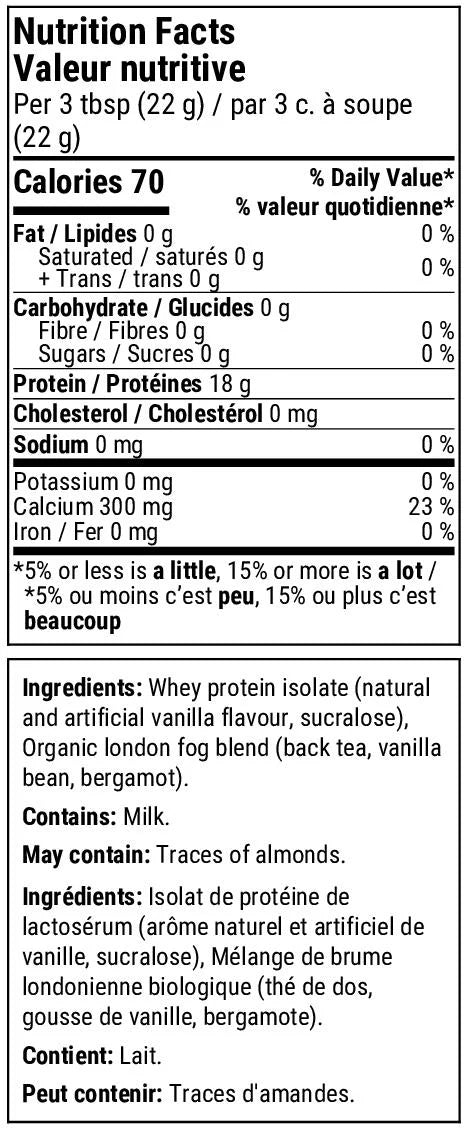 Hello Amino London Fog Protein Latte Mix