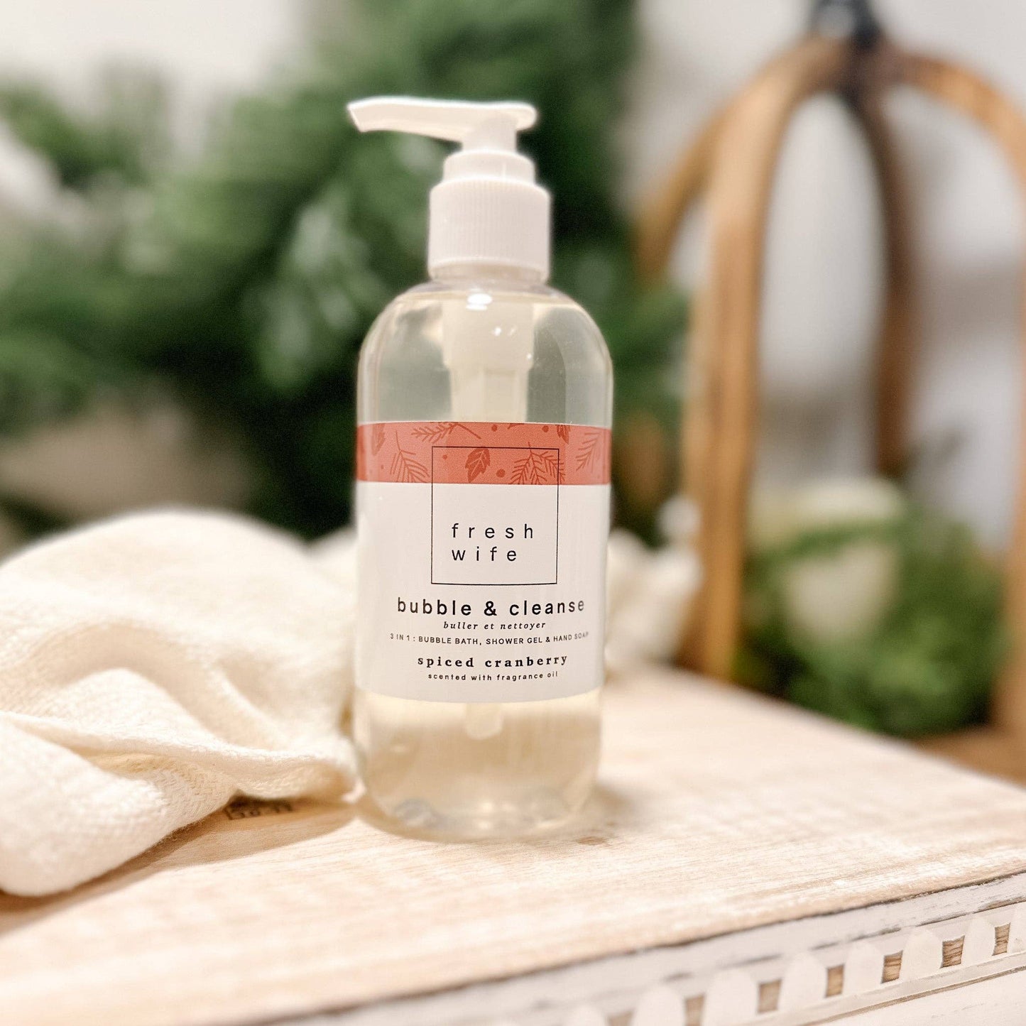 The Fresh Wife Soap Company - Spiced Cranberry Bubble & Cleanse