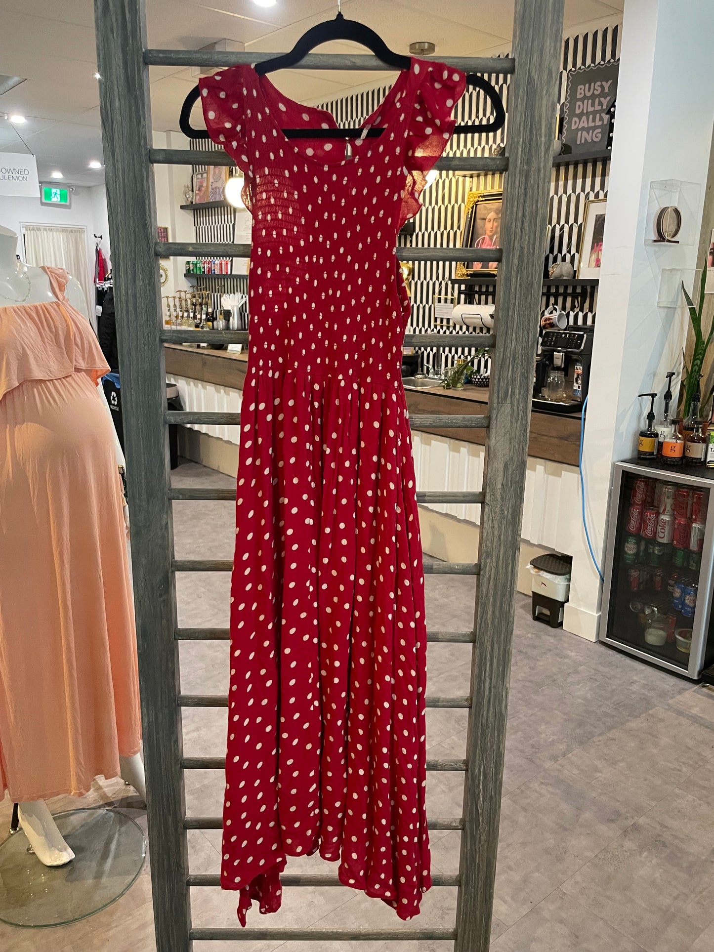 Free People Polka Dot Dress Sz XS