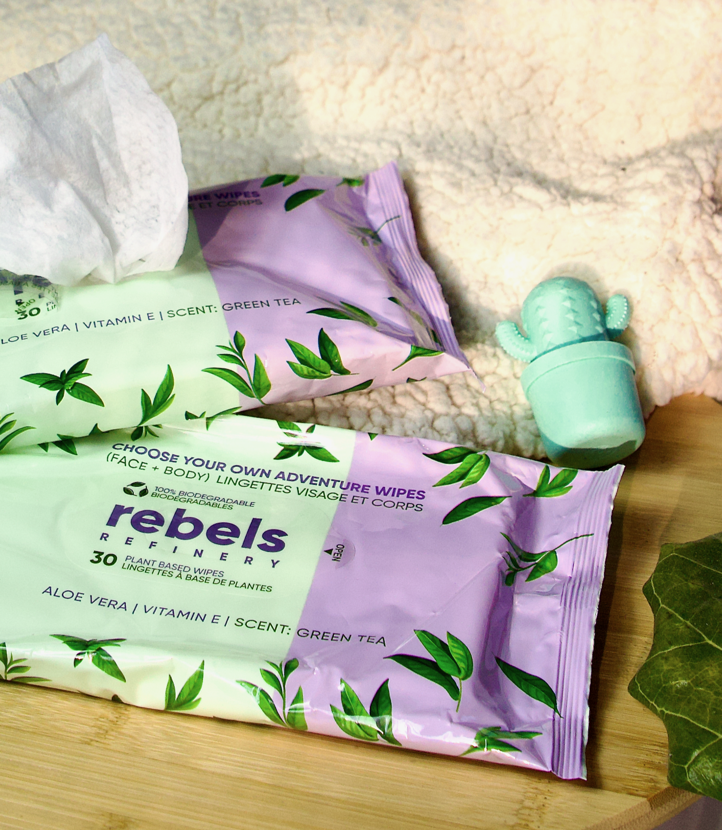 Rebels Refinery - Face & Body Wipes BIODEGRADABLE