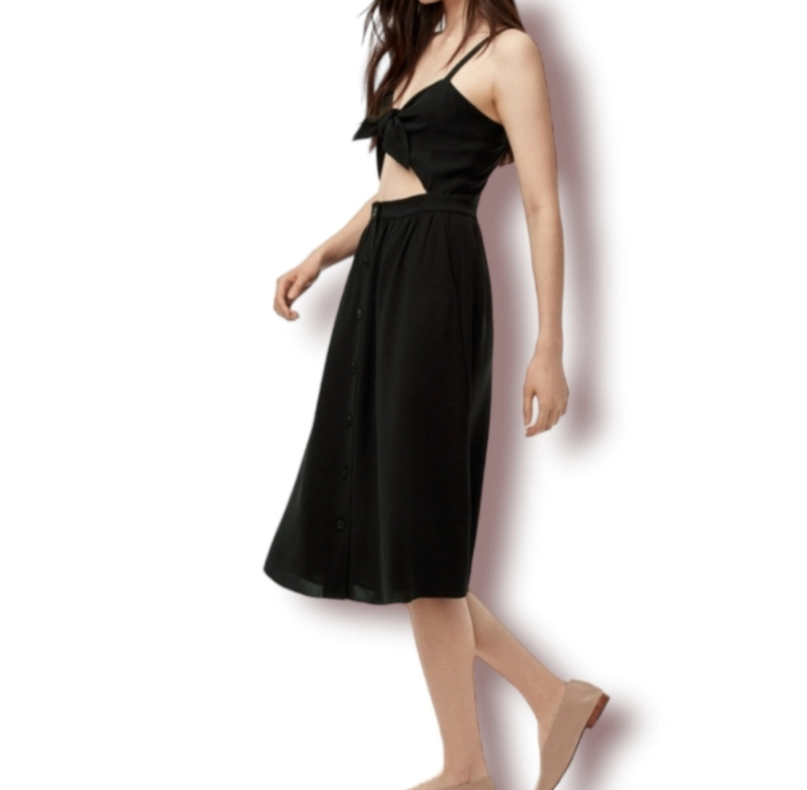 Wilfred Adelia Front Tie Dress Sz S