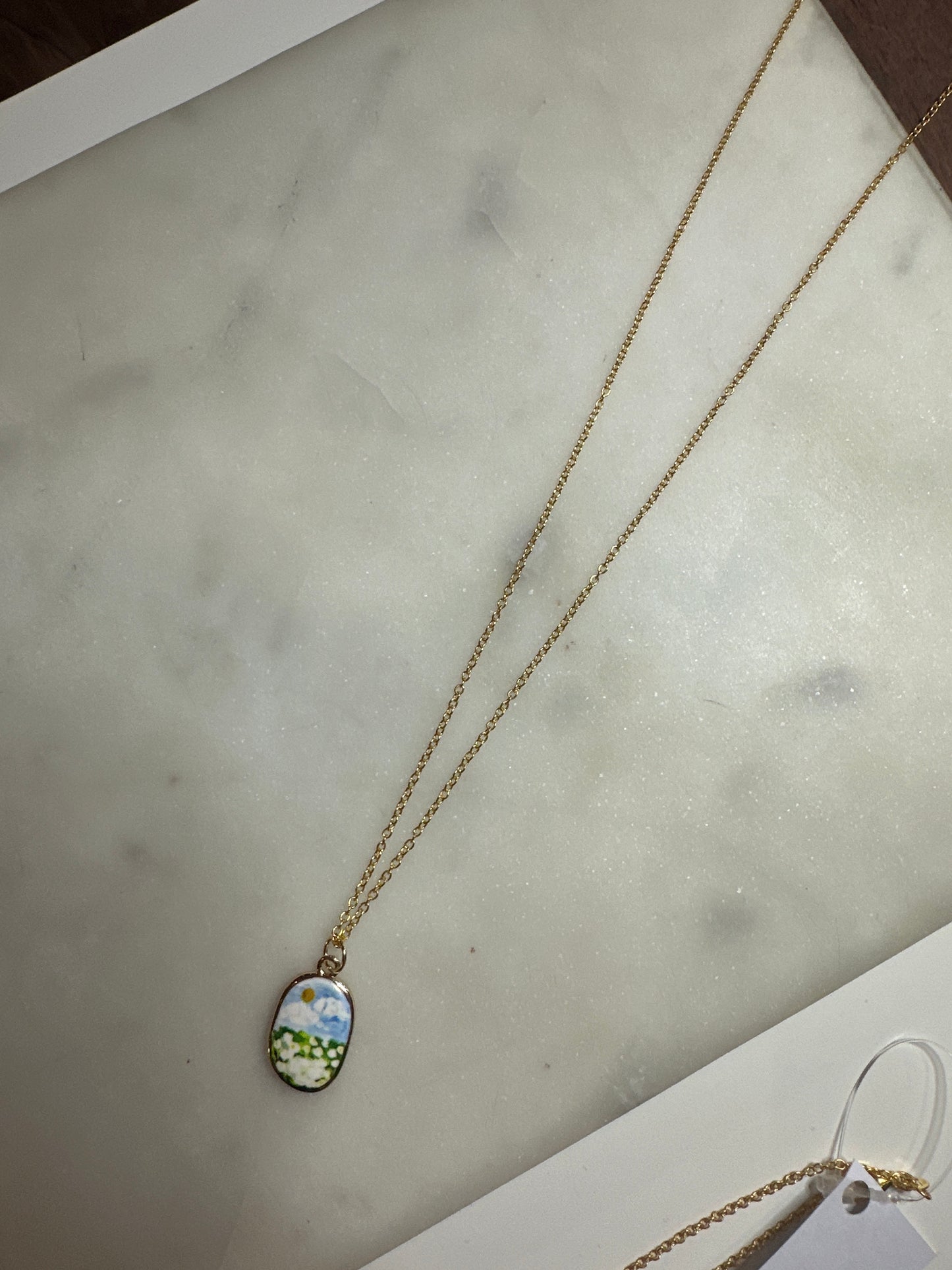 18” Necklace with Landscape