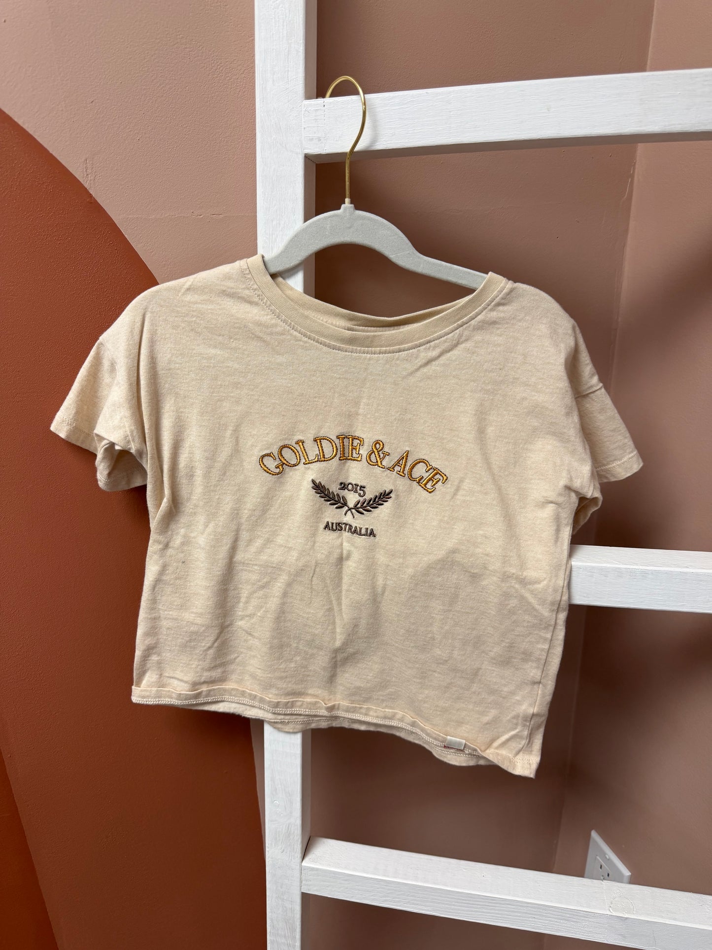 Goldie + Ace Embroidered Tee - Size 5Yr