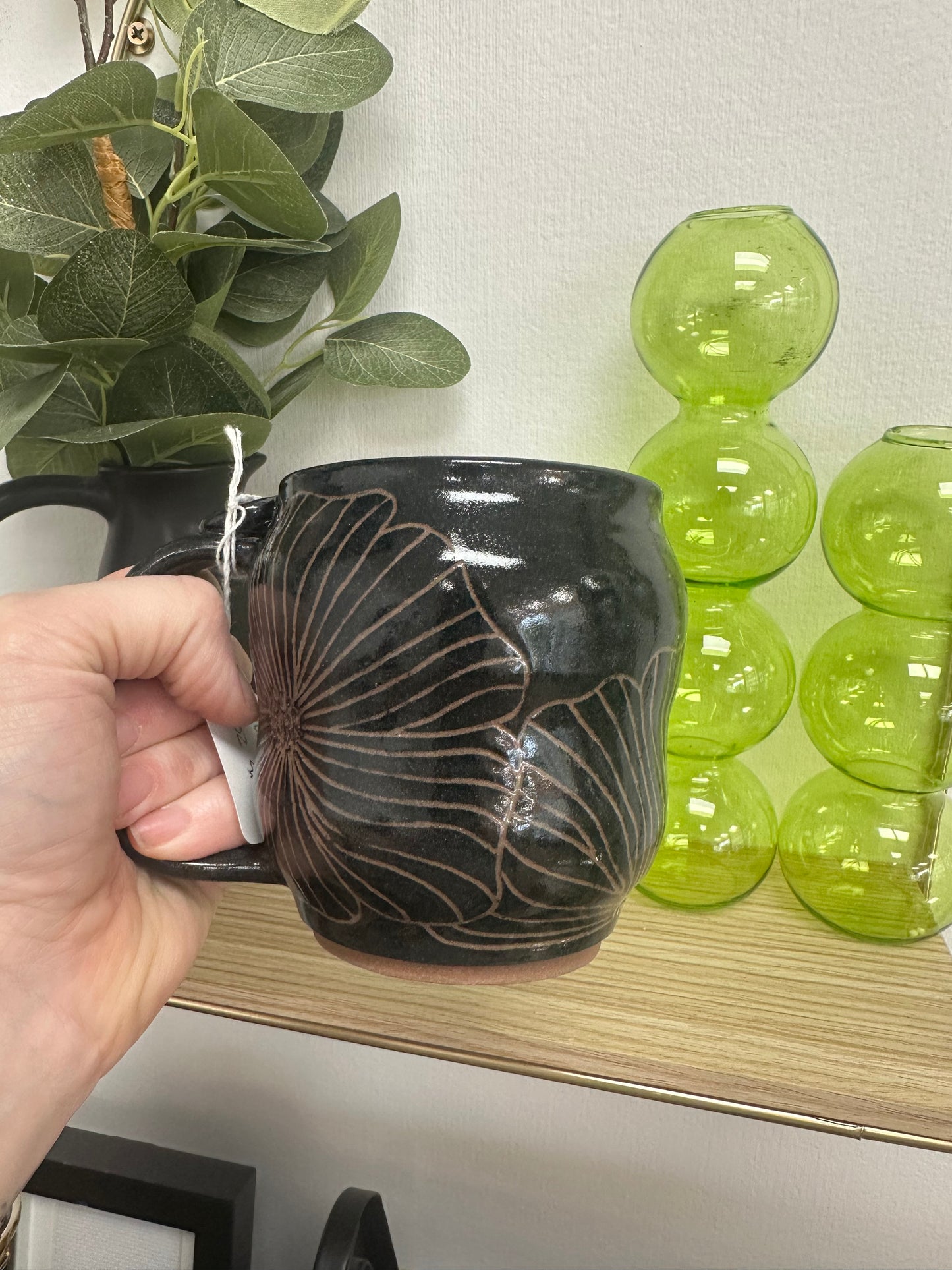MERC Pottery Mug - Groovy Darkness 14oz