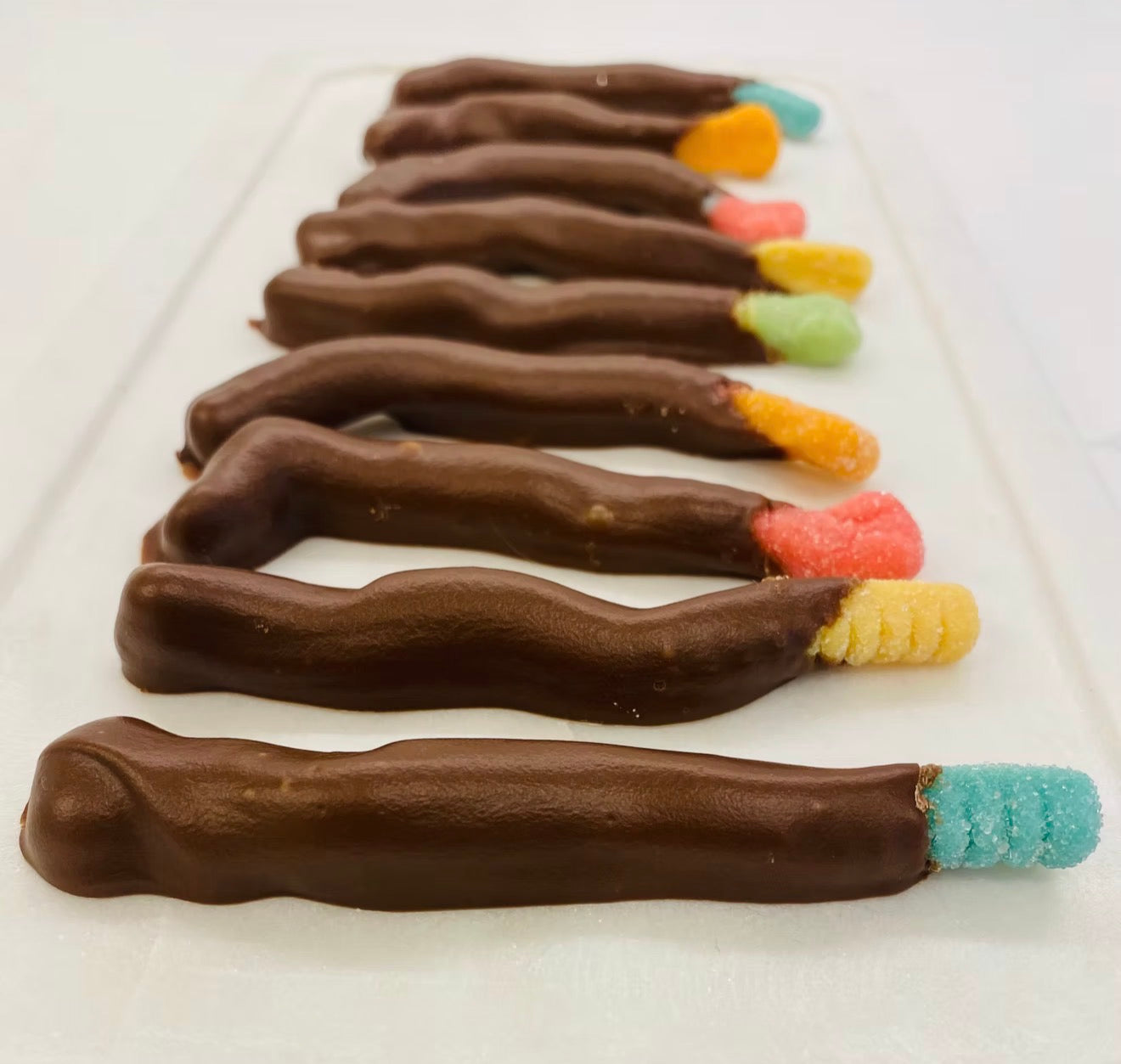 Choco-licious Sour Worms