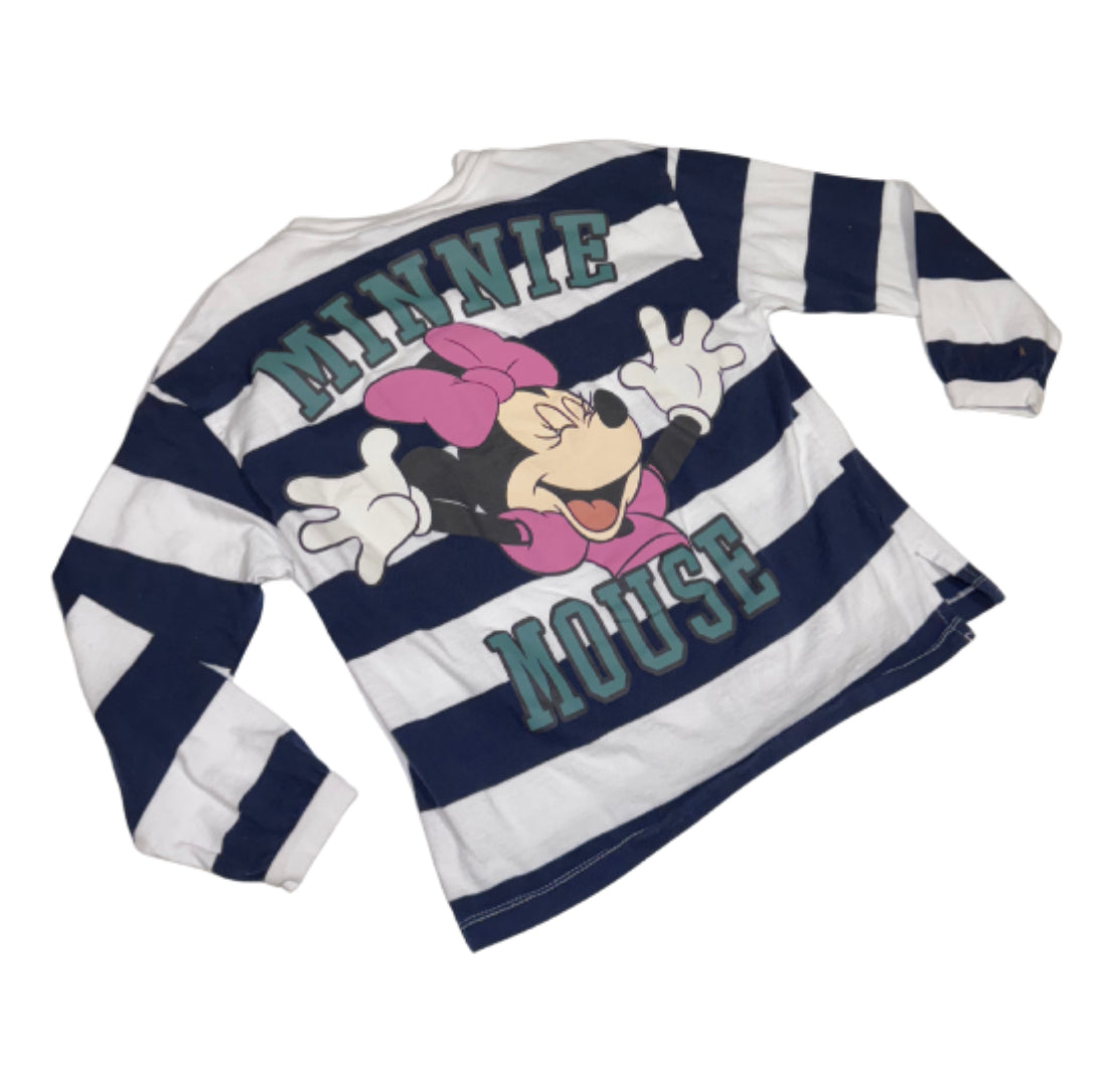Zara Mini Mouse Striped Long Sleeve - Size 9