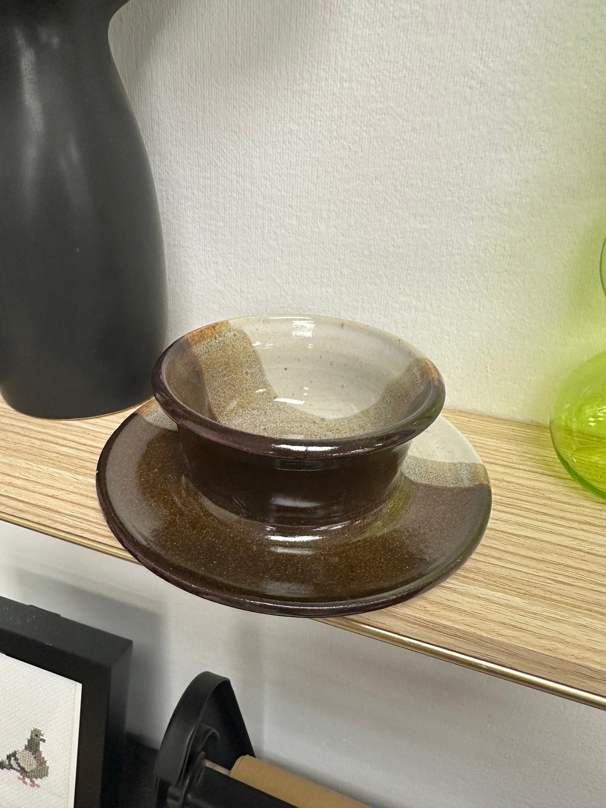 Pottery Soup/Cracker Dish