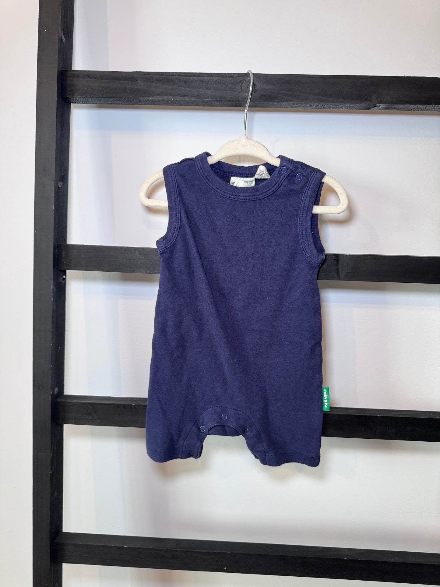 Parade Navy Blue Romper - 6/12 Month