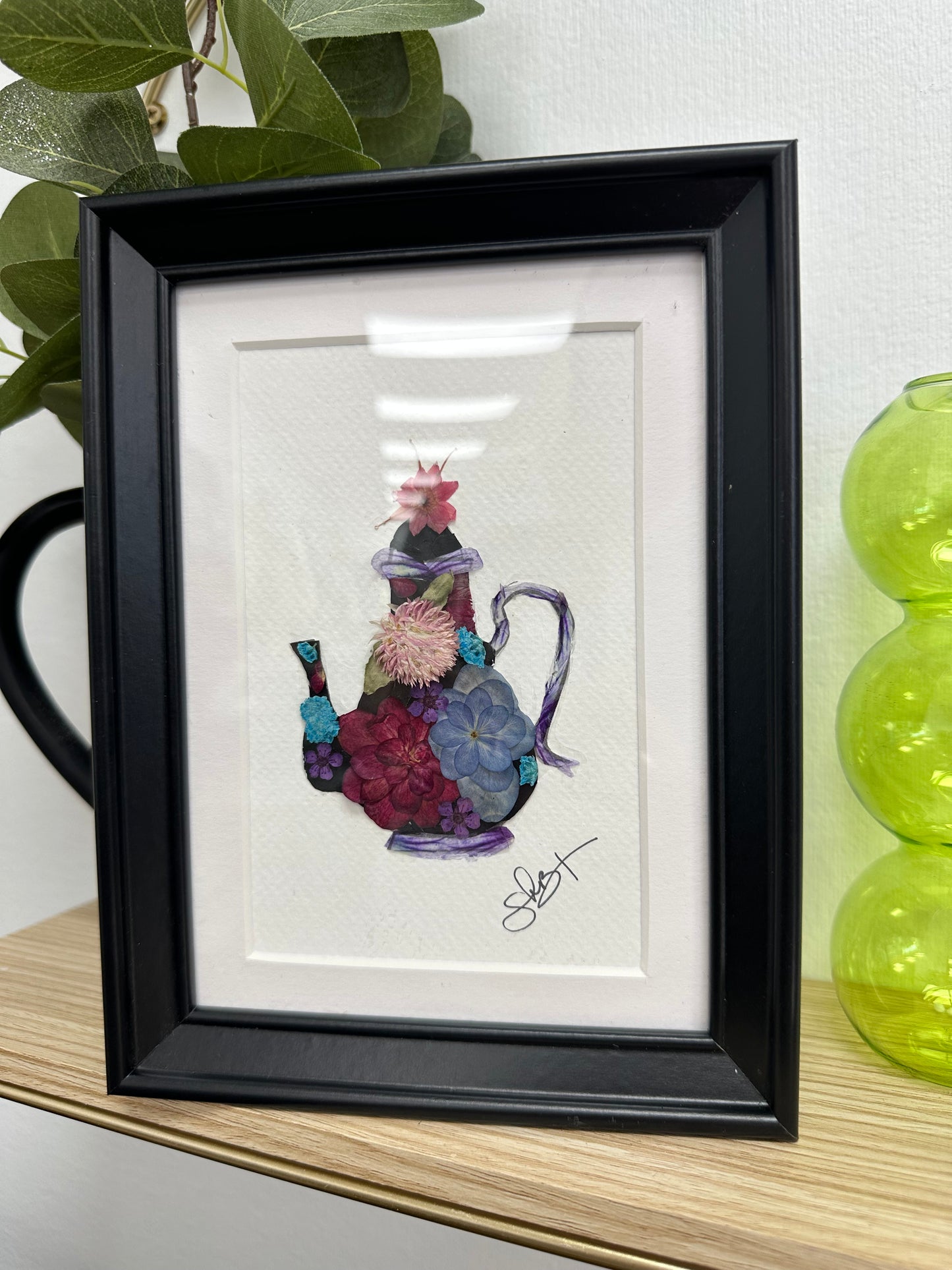 Floral Garden Art - Teapot