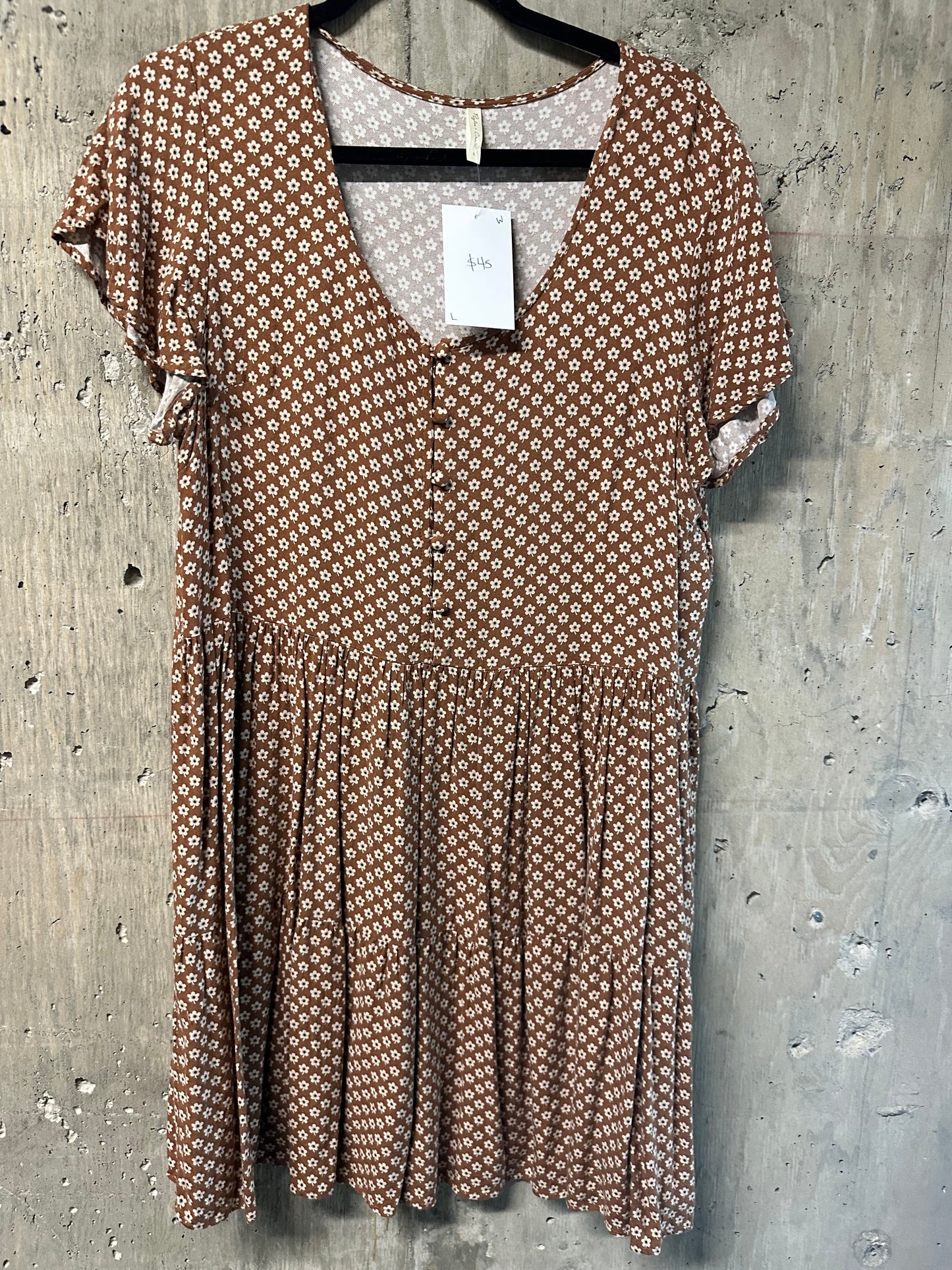 Rylee & Cru Floral Dress Sz L
