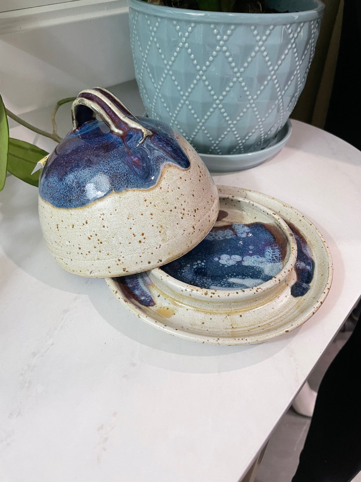 Pottery Butter Dish