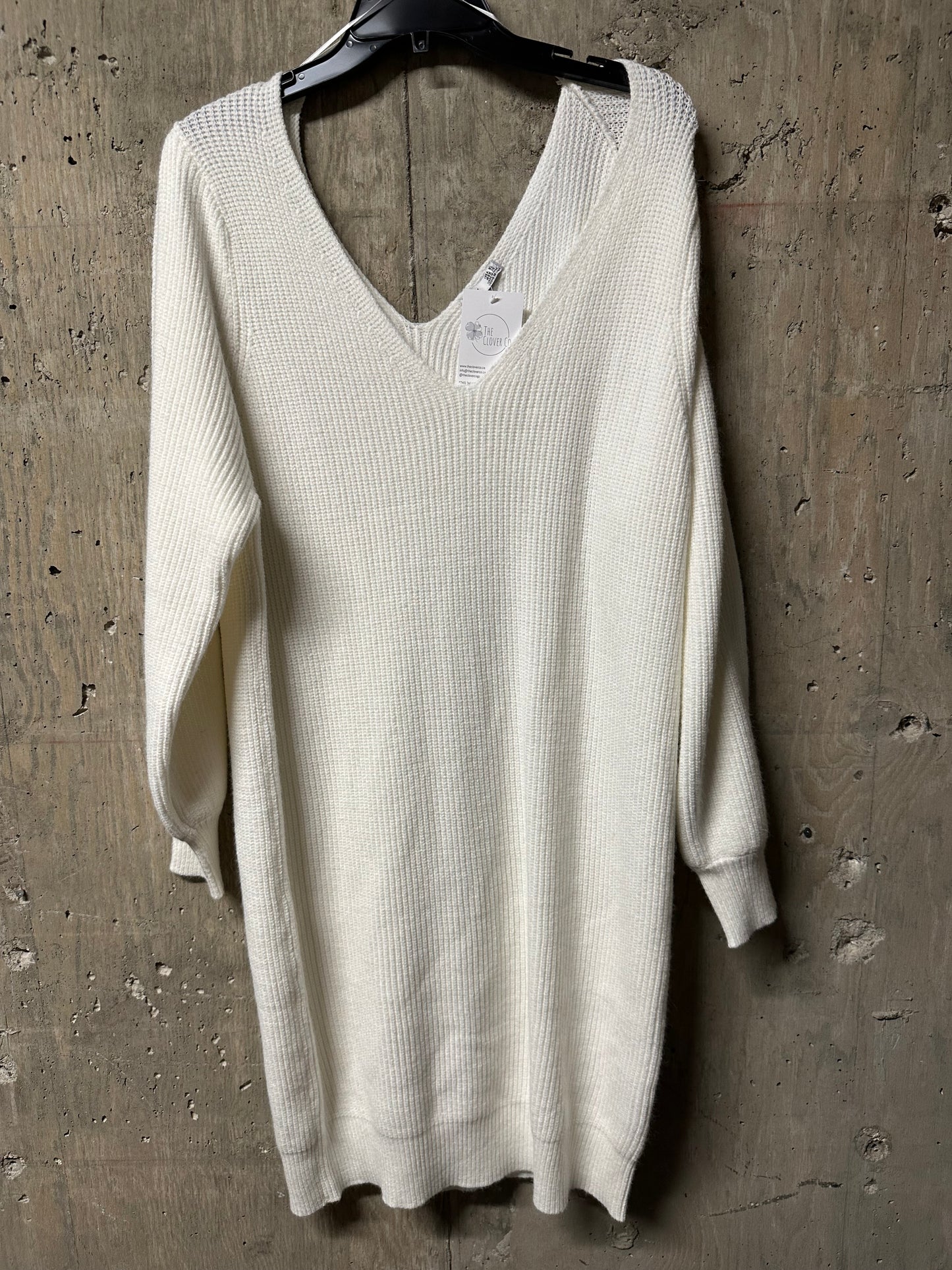 Dex V-Neck Sweater Dress Sz XL