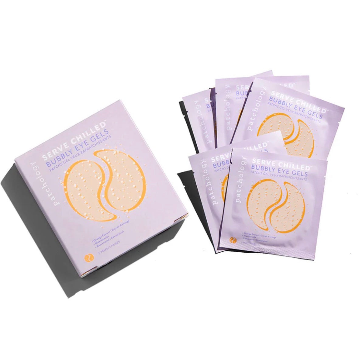 Patchology Served Chilled Bubbly Eye Gels 5 Pack