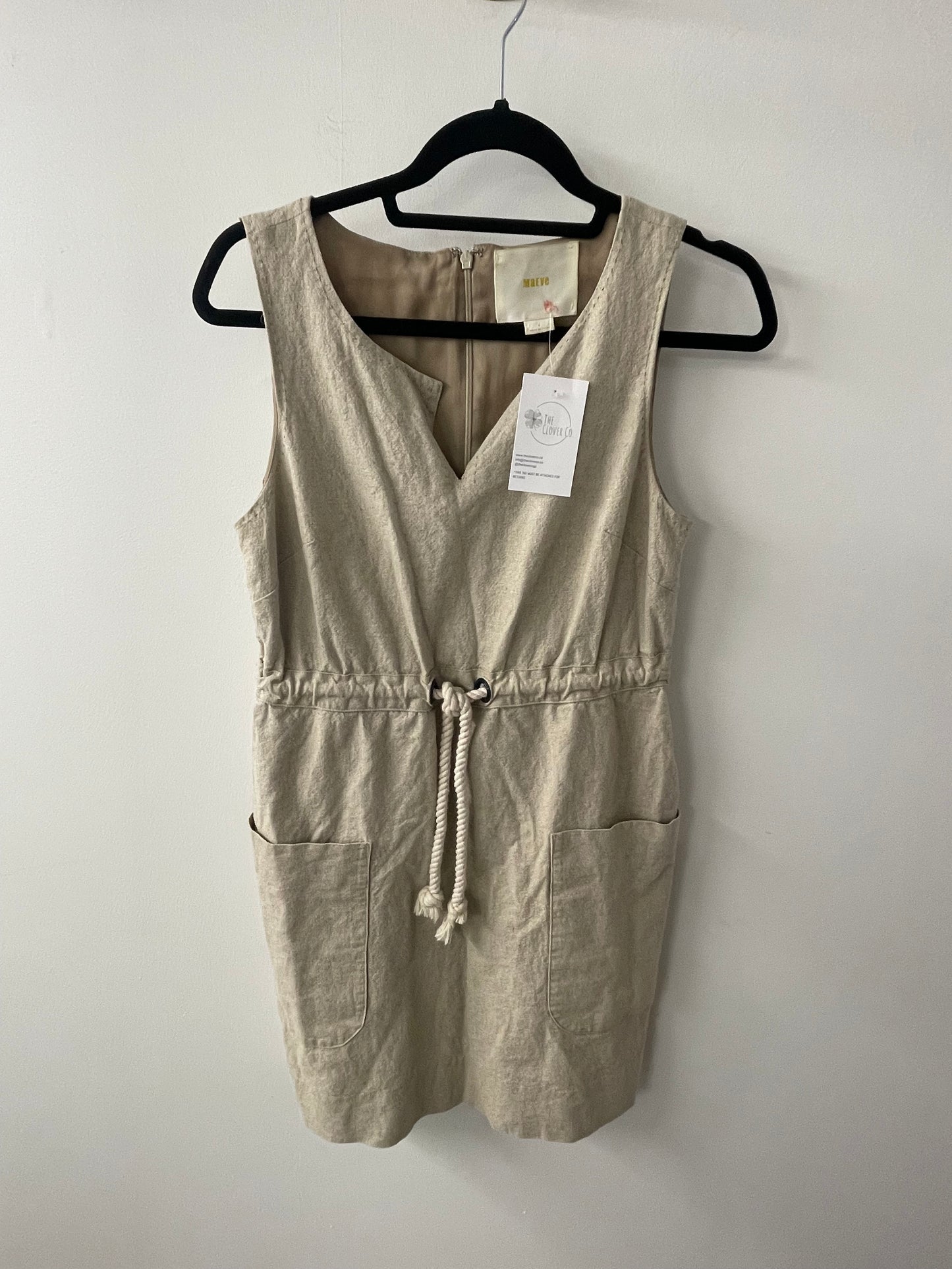 Anthropologie Maeve Linen Dress Sz 4