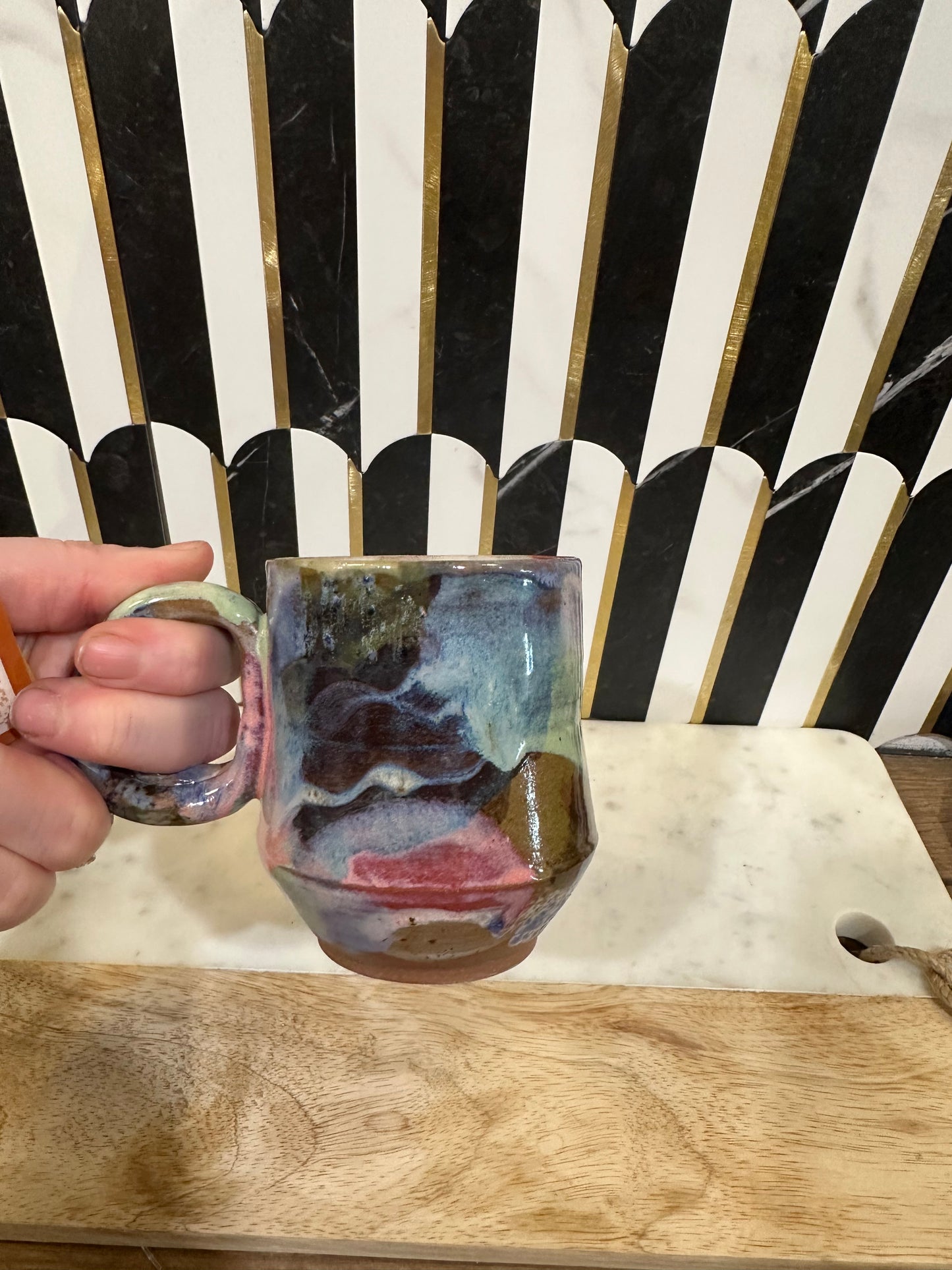 Merc Pottery Mug 8oz (B)