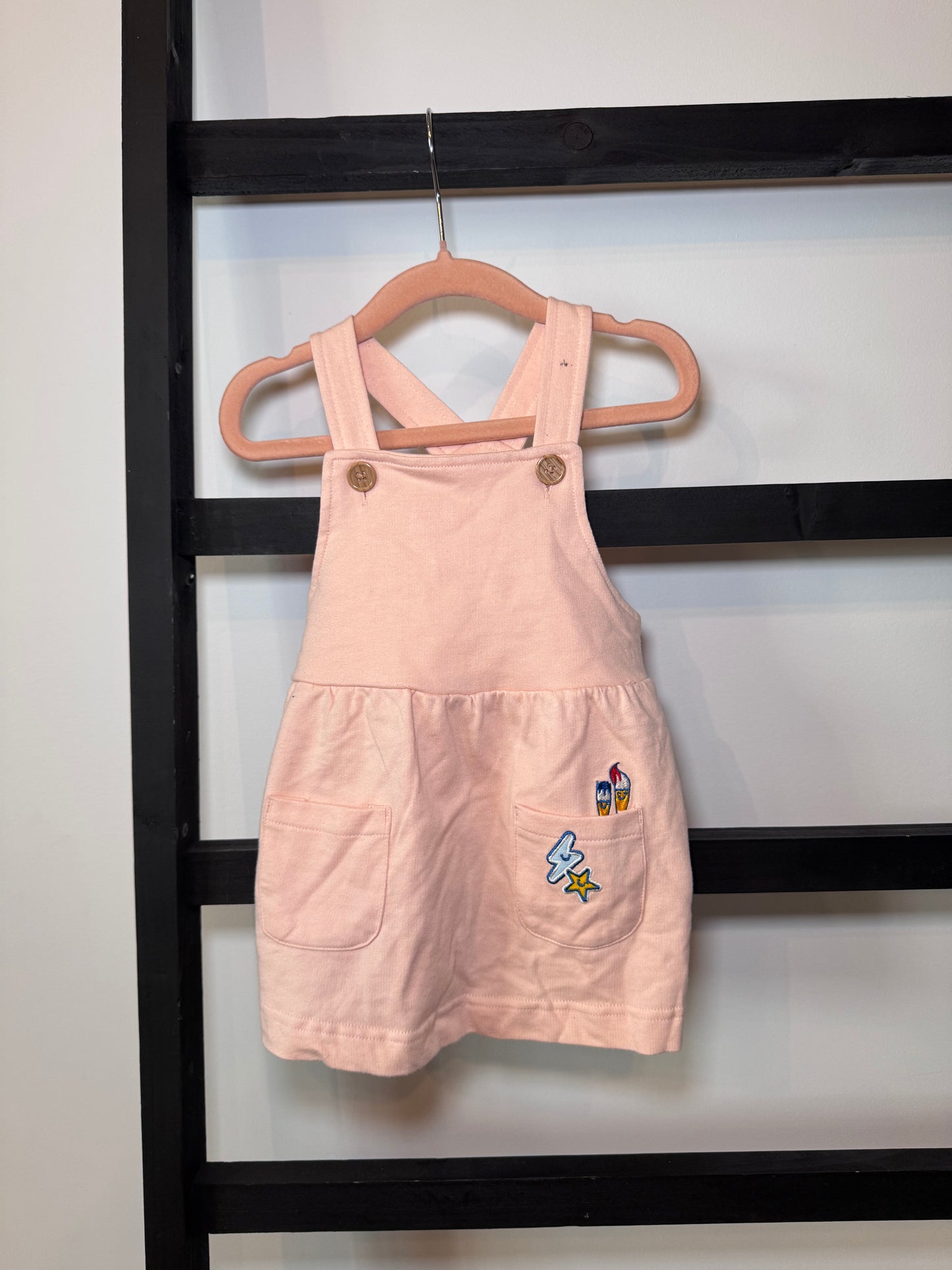 Indigo Baby Dress - 6/12 Month