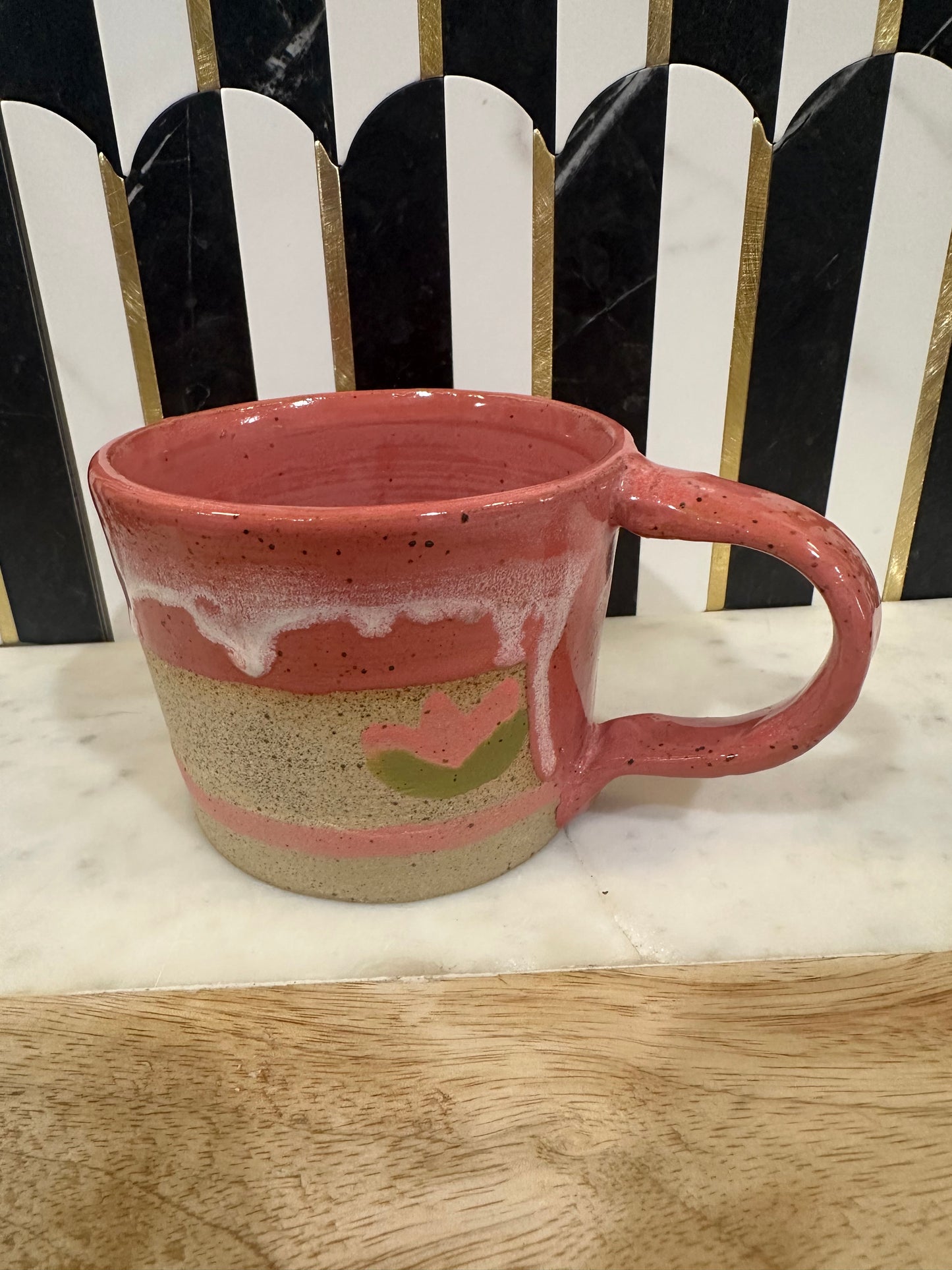 Pottery Tulip Mug