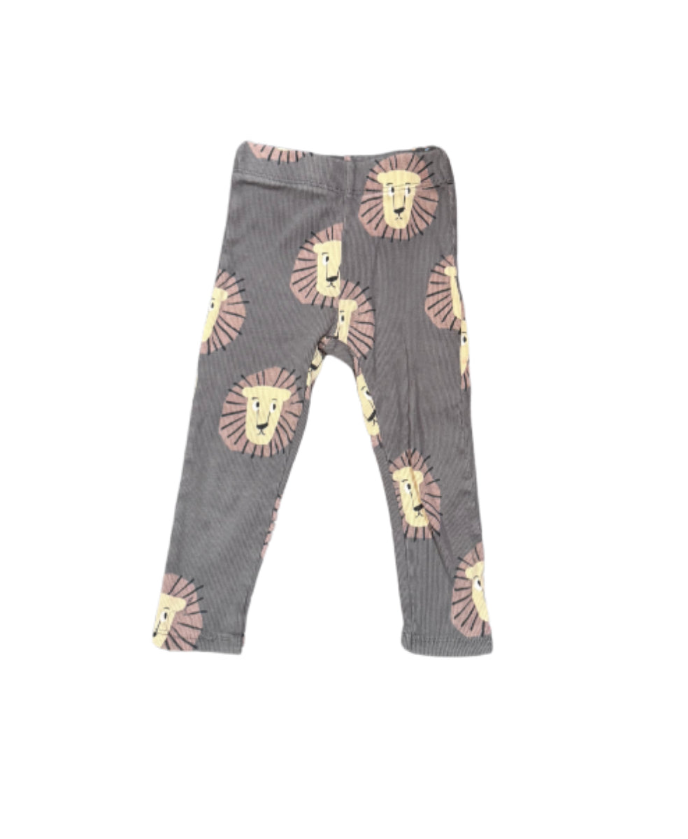 Zara Lion Ribbed Leggings - Size 3T
