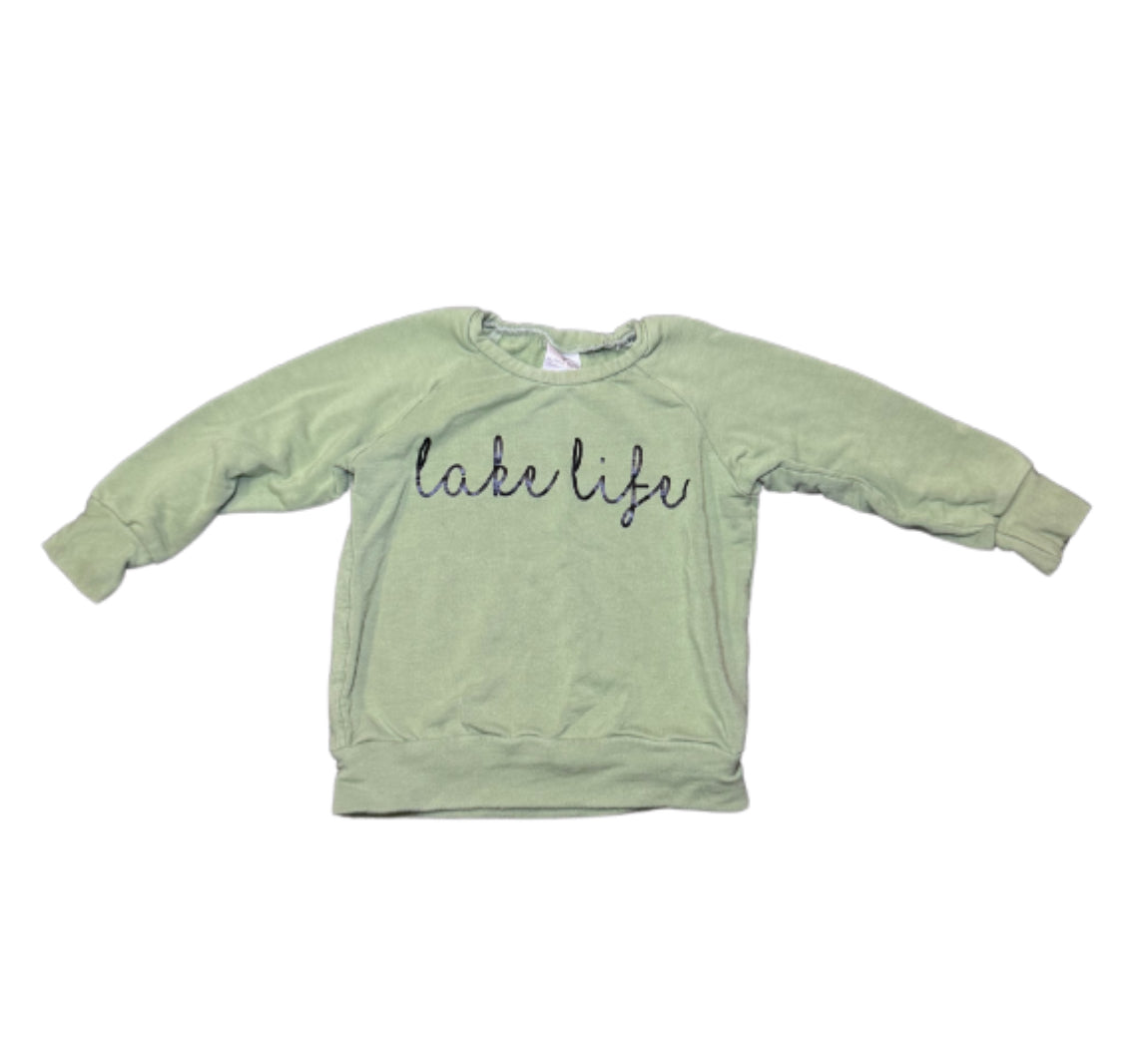 Posh & Cozy Lake Life Crewneck - 6/12 month
